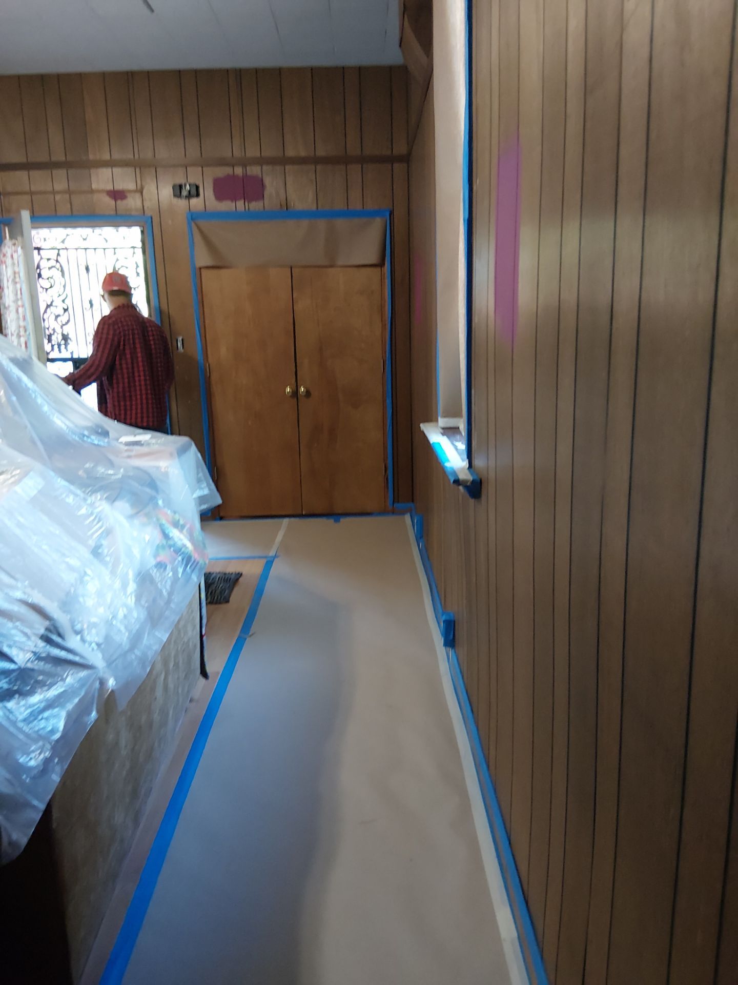 Interior Transformation: Refreshing Wood Paneling by Legendary Services Company LLC.