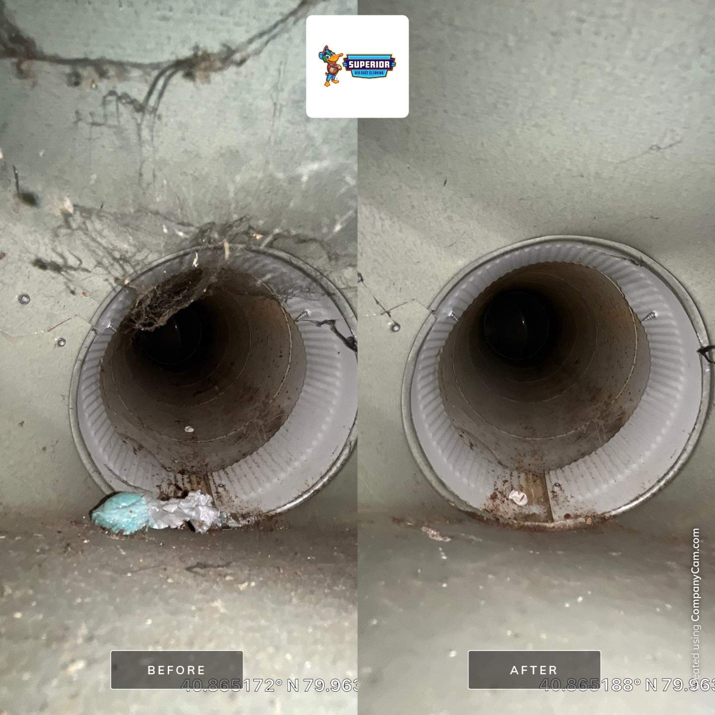 Air Duct Cleaning With a Vacuum Truck in Butler, PA by Superior Air Duct Cleaning