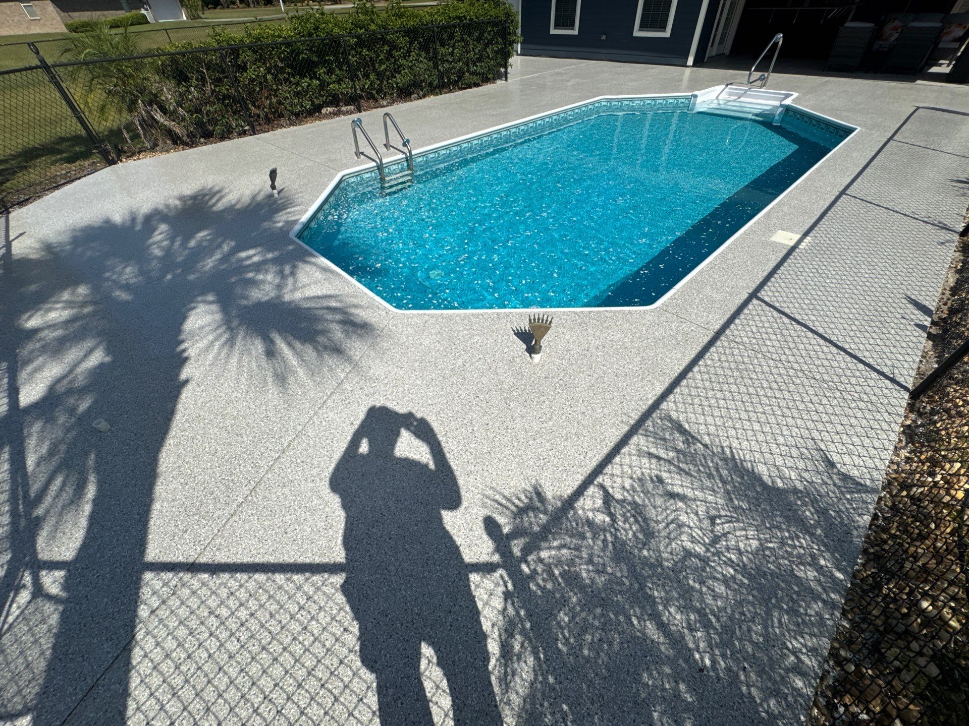 Pool Deck in Lake City, FL in Mount Everest by Cross Creek Concrete Coatings