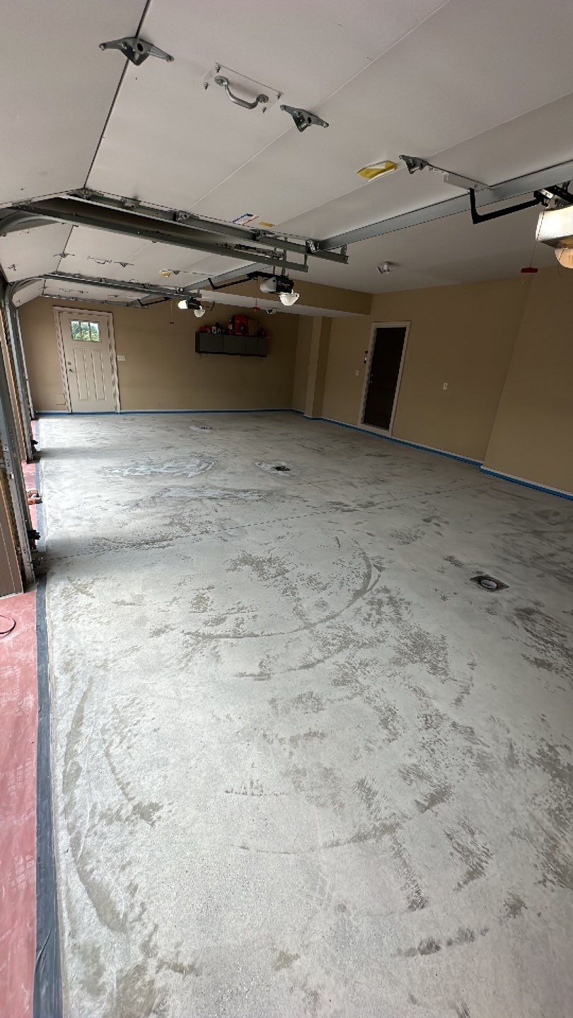 Large Patio + Garage Project in Moon Township by Floors in a Day, Inc