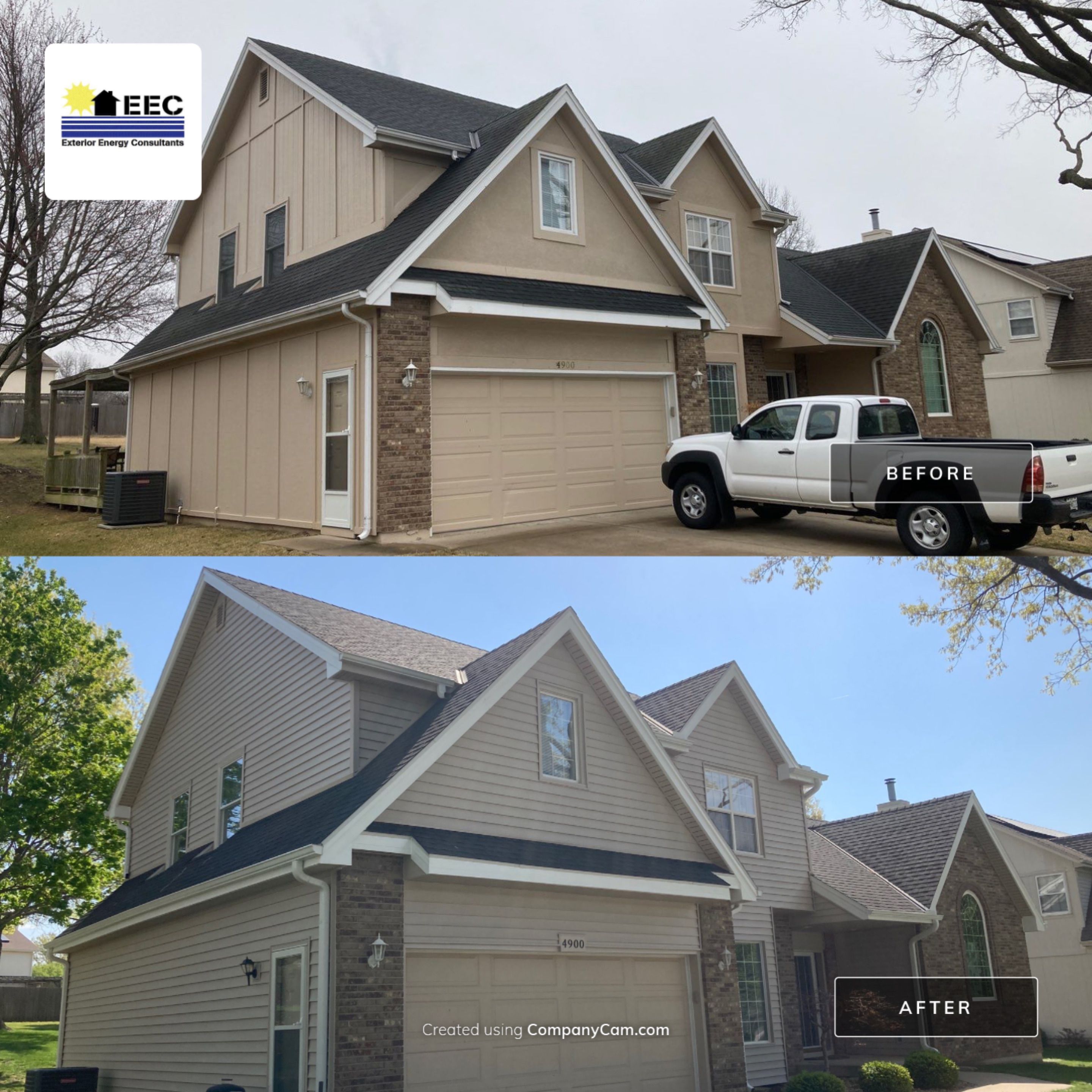 Siding Installation using Market Square by EEC  Windows, Siding & Roofing 
