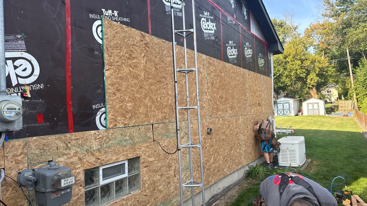 Siding Replacement using Alside Charter Oak D4.5" Cape Cod Grey by 180 Contractors