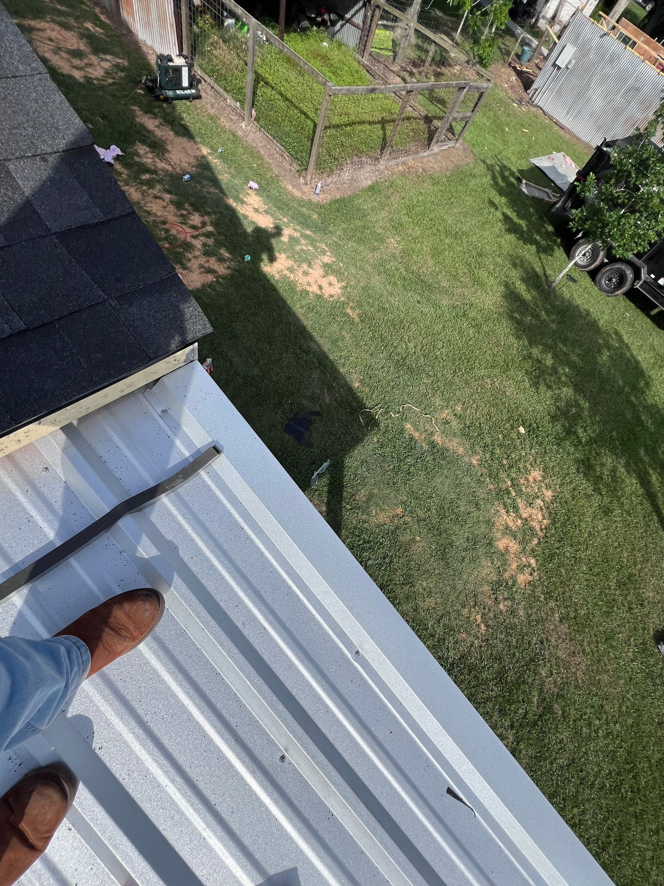 Residential Roofing Installation using Metal by Roof Repair Company