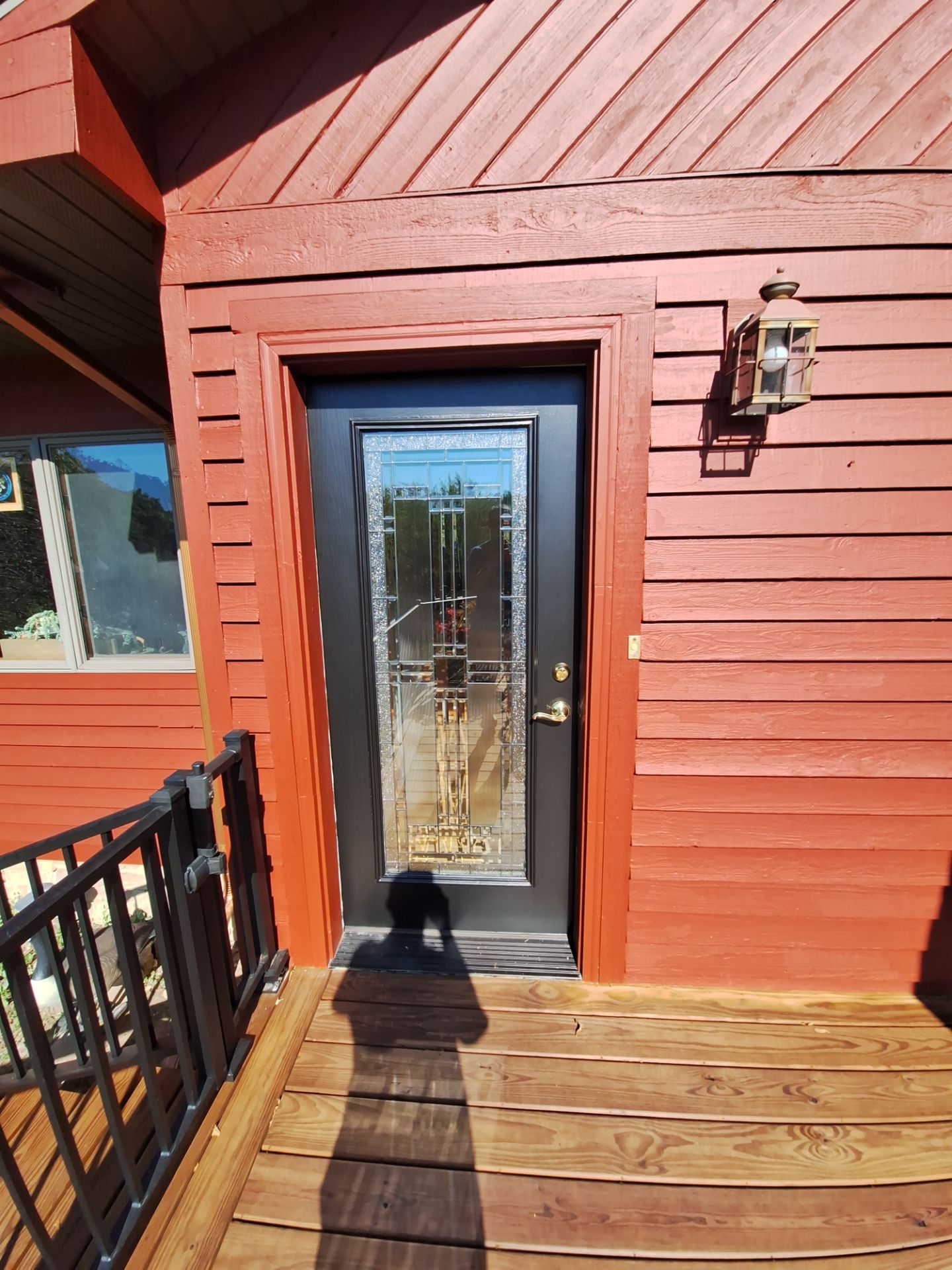 Color update with exterior staining and painting by Gordon Painting