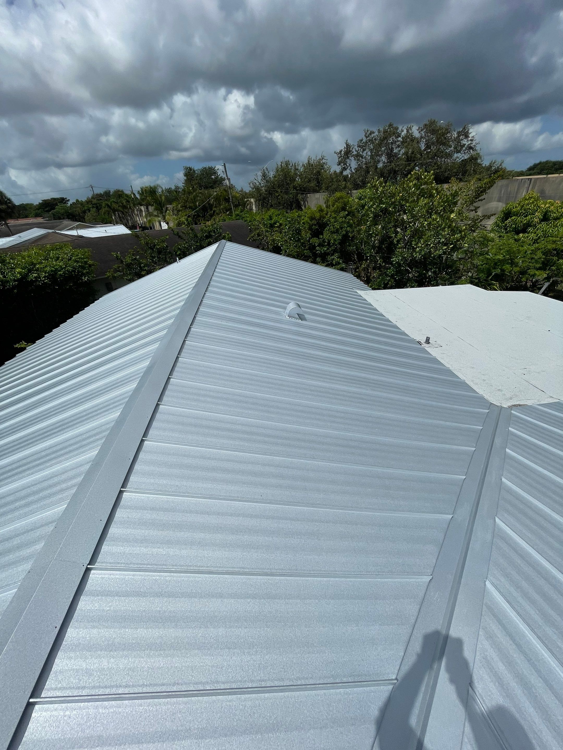 24ga 1" Nail-Strip Mill Finish by Total Roofing System The Metal Roof Experts
