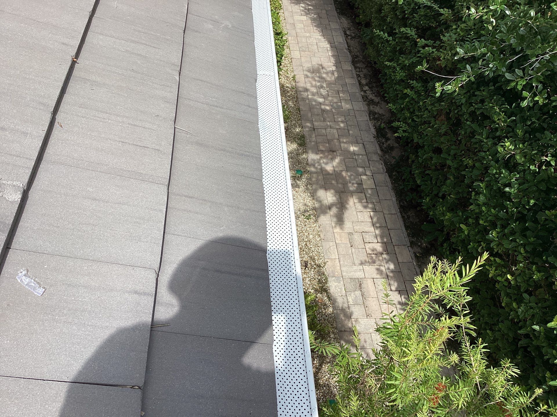 Gutter guard installation for a Sarasota home by Gutter Professors