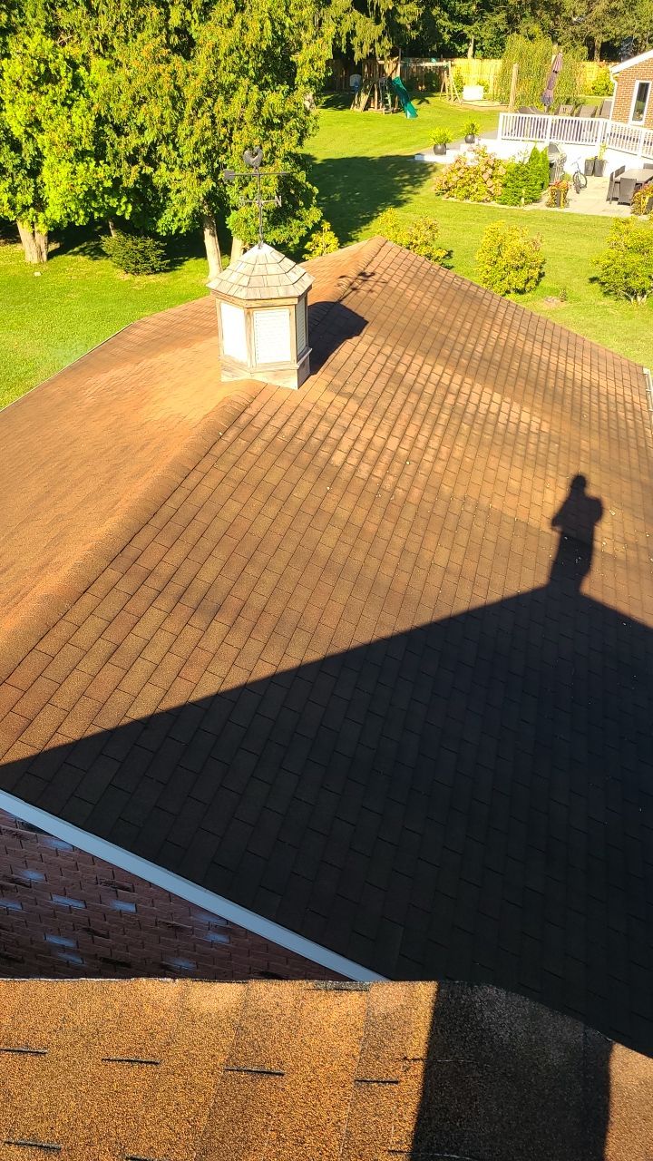 Residential Roofing Installation using Owens Corning Duration Slatestone Gray by A Plus Exterior