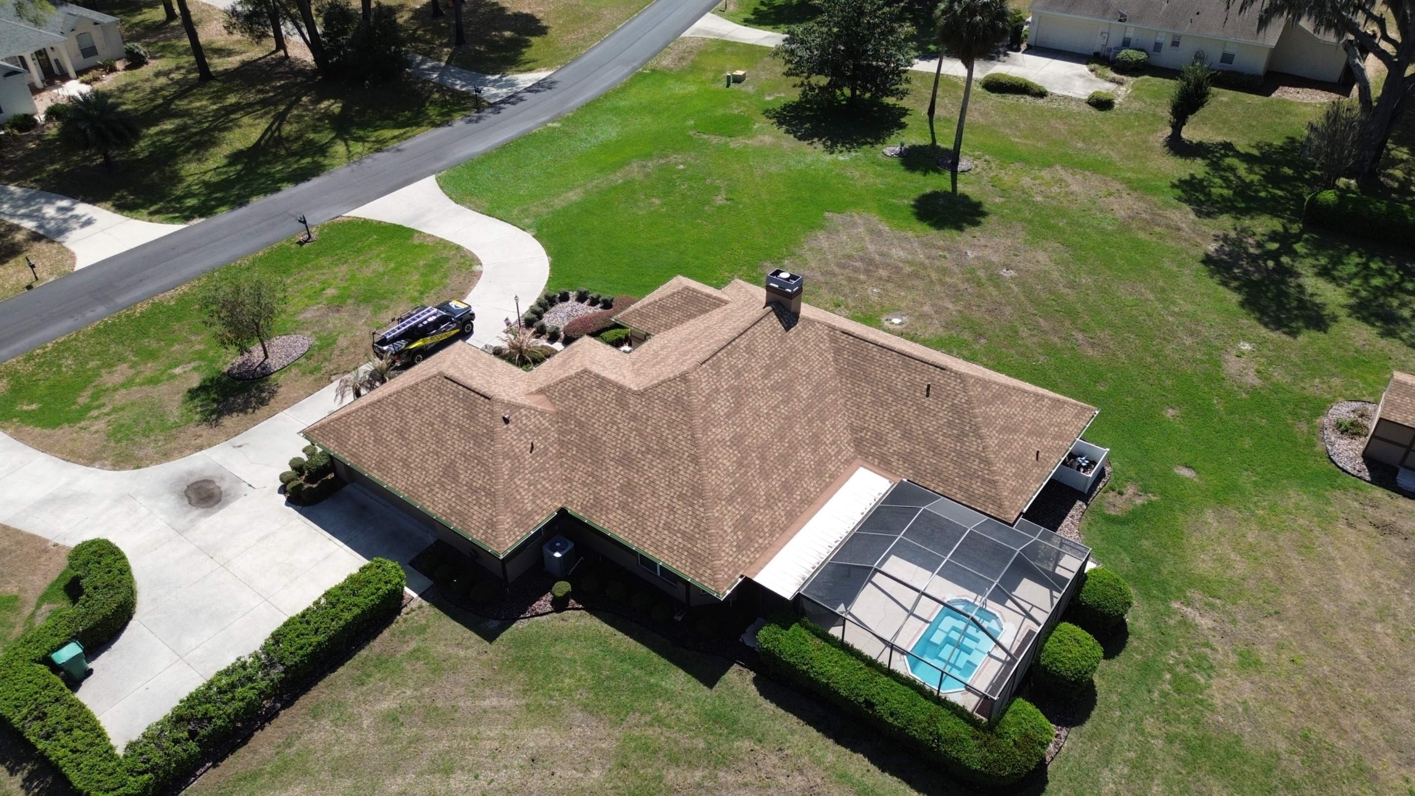 Shingle reroof in Fruitland Park FL by Gold Key Roofing