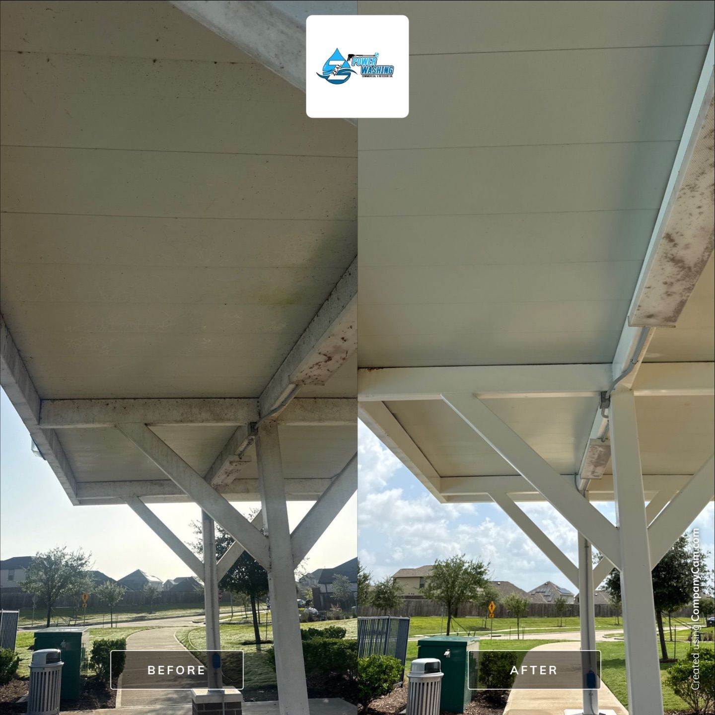 Commercial Concrete Cleaning for HOA Park by Zeal Power Washing
