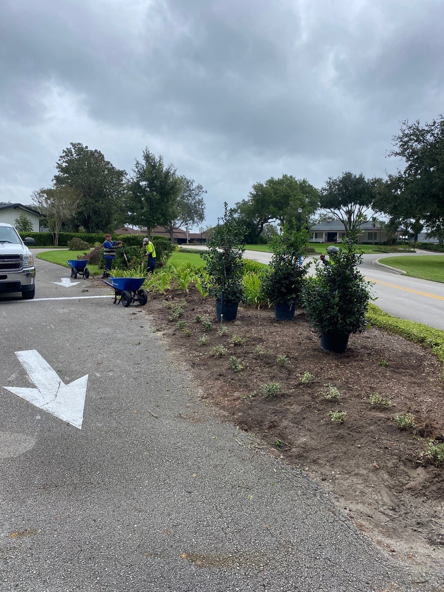 Deerwood Community | Island Landscape Replacement by ProGreen Services