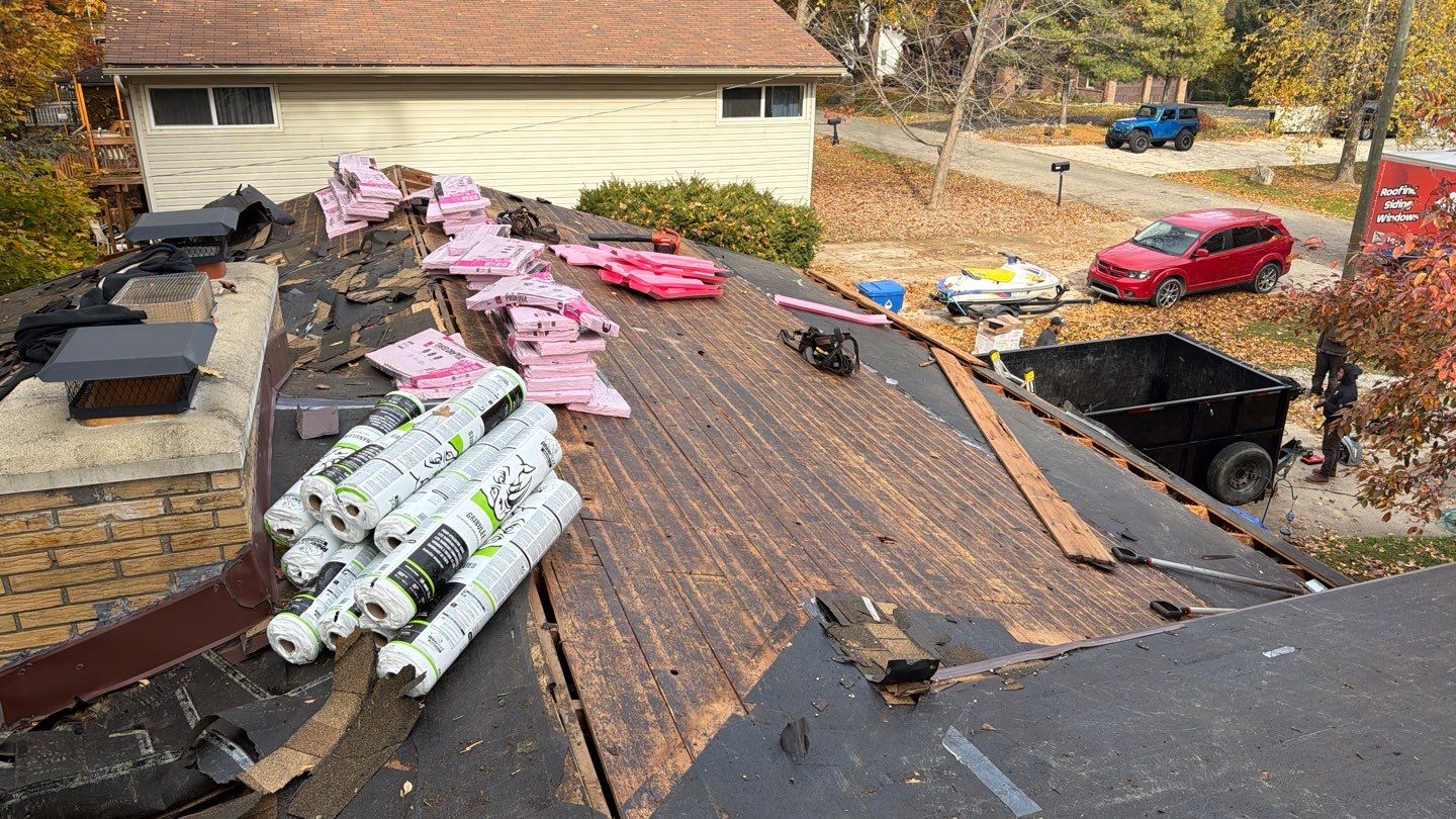 Roof Replacement using Owens Corning Slatestone Gray by 180 Contractors