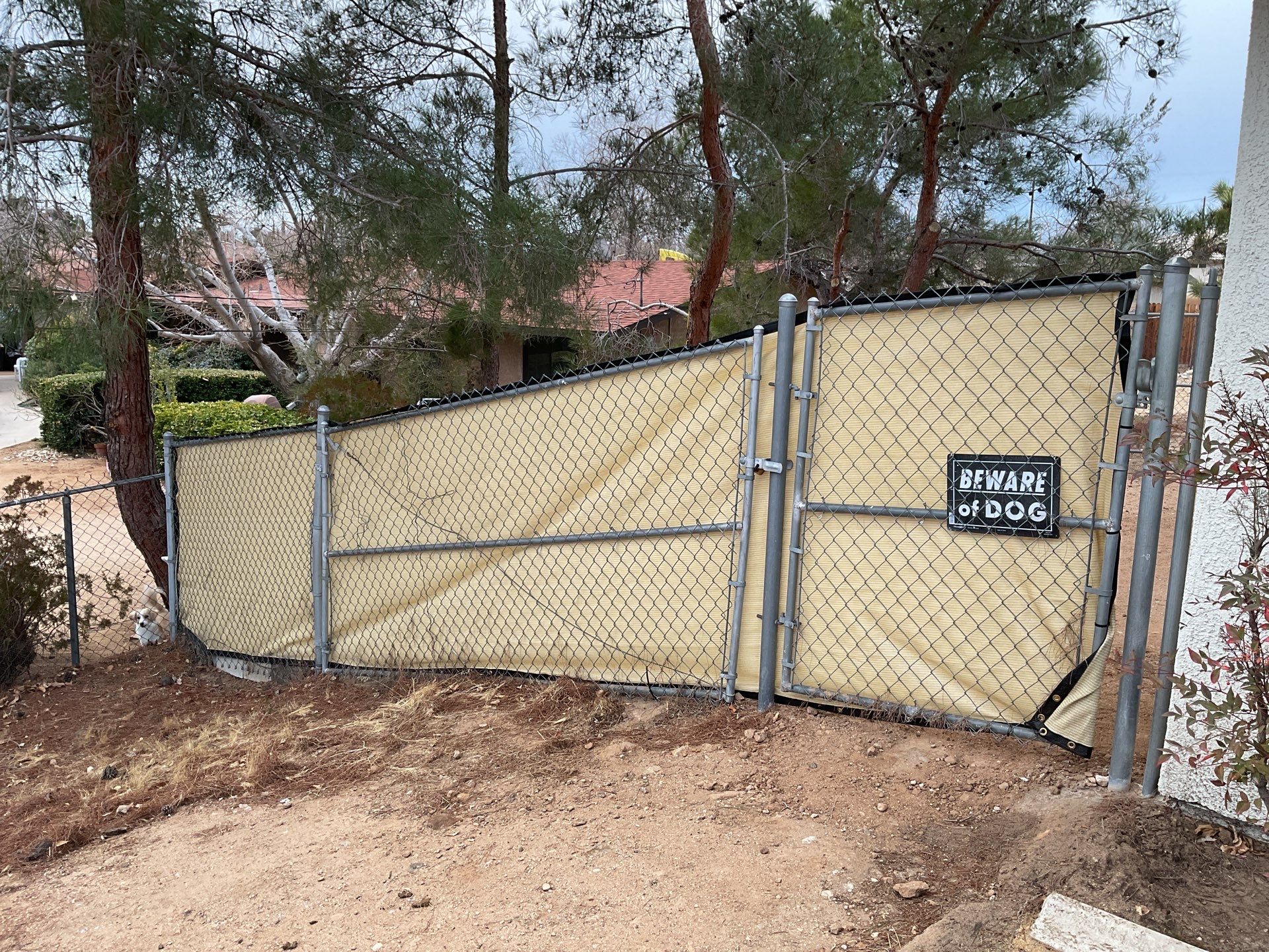 Fence Installation using Privacy chain link  by Fence Guys Inc. 