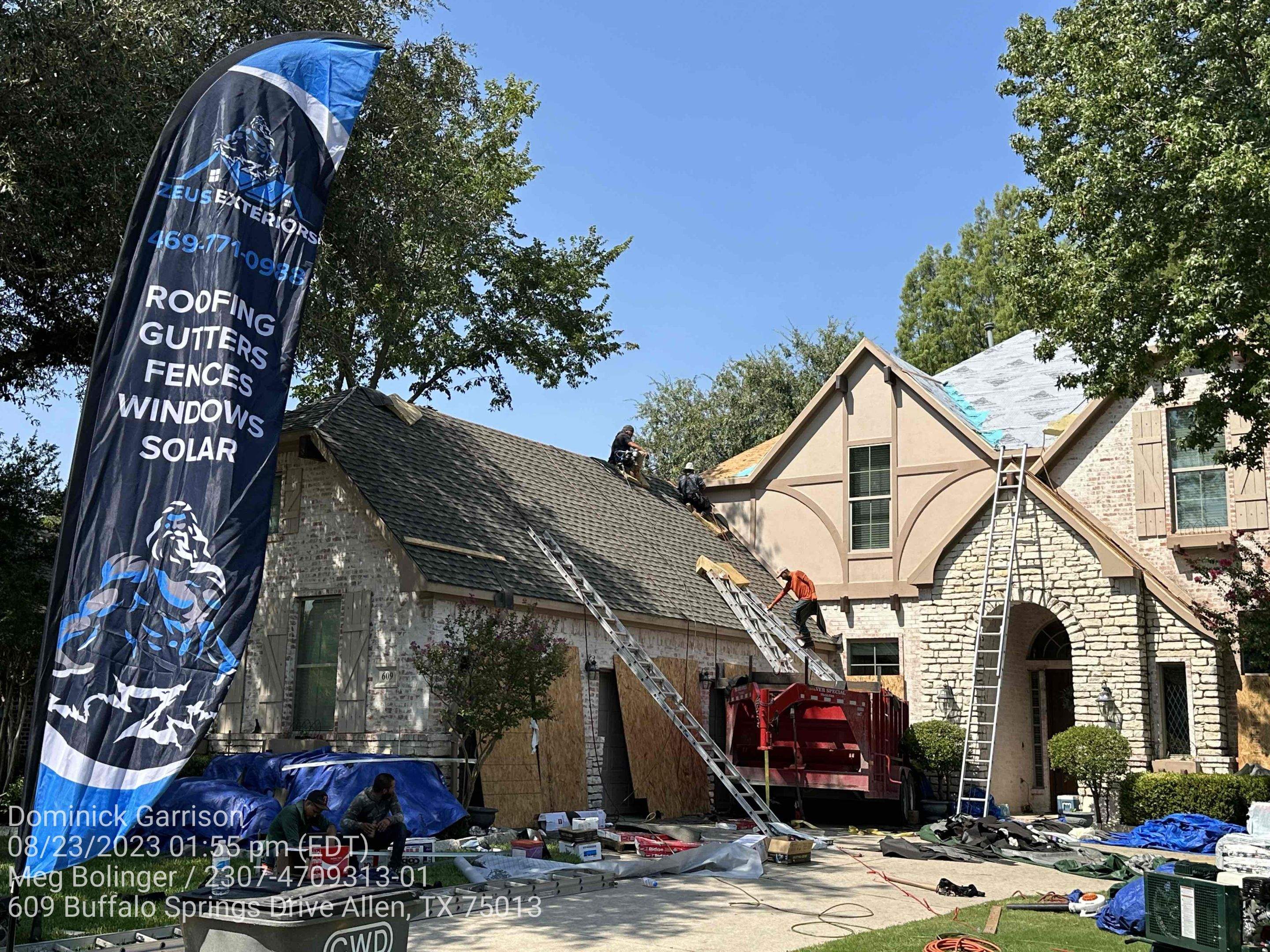 Project in Allen  by Zeus Exteriors
