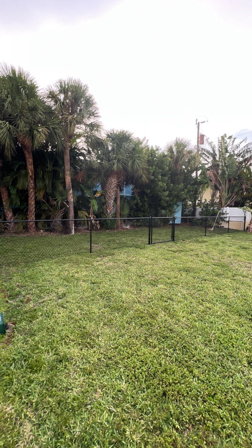 Holmes Beach, FL 4ft. Tall Black Chain-link  by Asap fence and gates, LLC