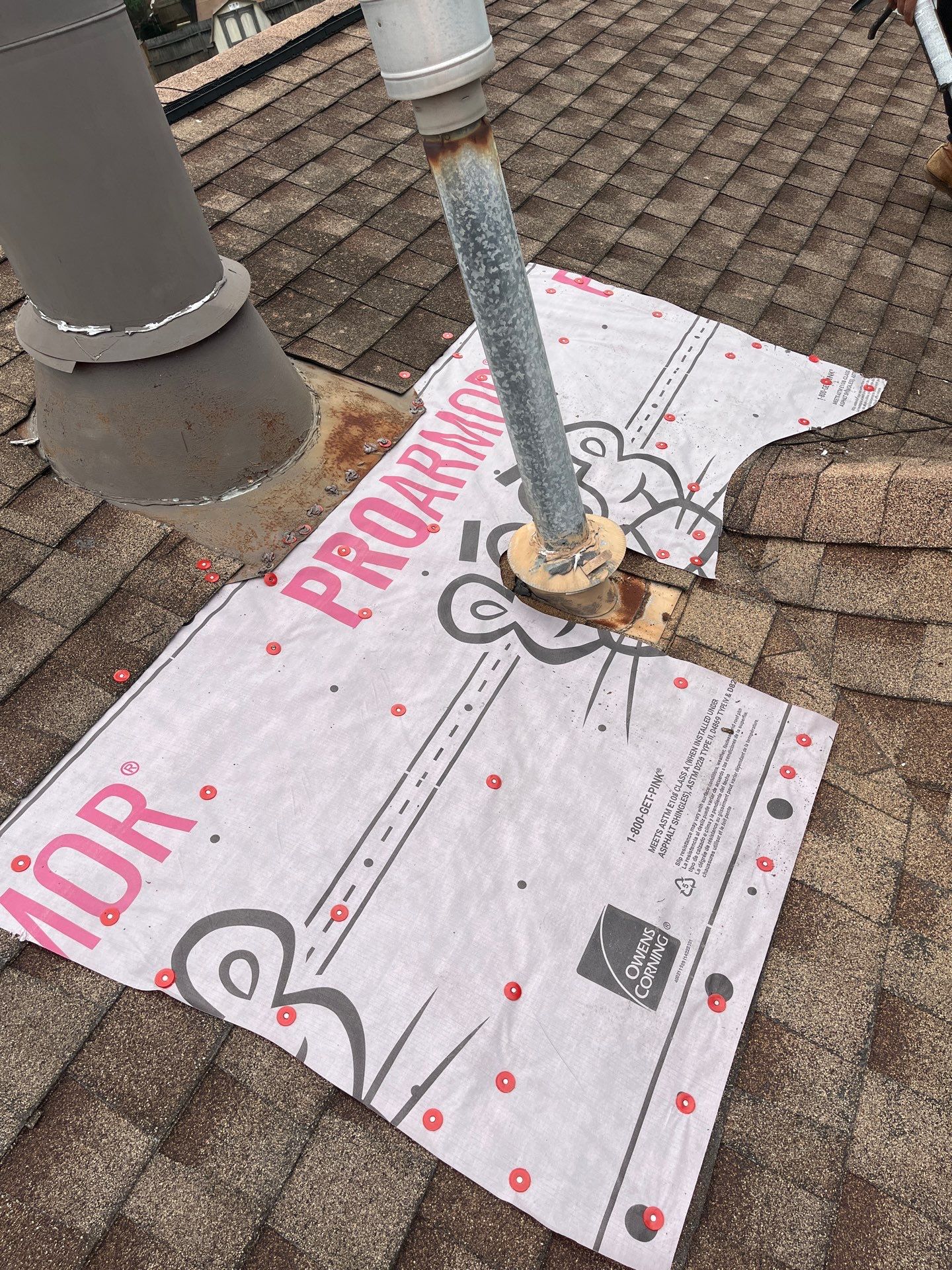 Hail Damage using Owen's Corning Duration (Lifetime) Shingles by Roof Repair Services LLC