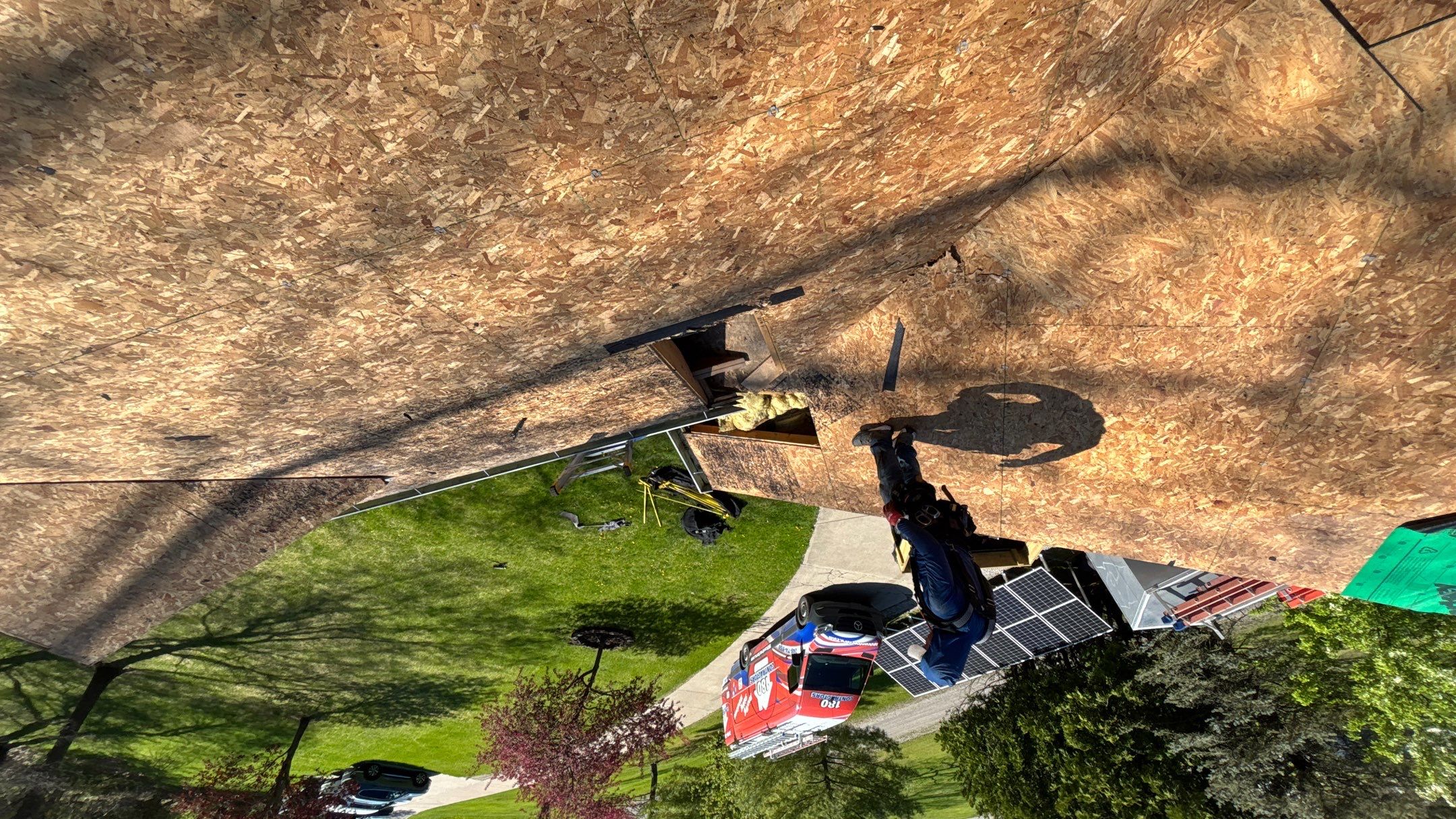 Roof Replacement using Malarkey Vista Brilliant Black by 180 Contractors