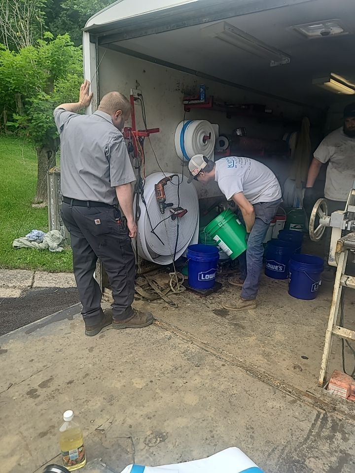 Sewer Repair using Perma-Liner through two manholes by Sureway Comfort John Wilcox Plumbing Heating Cooling
