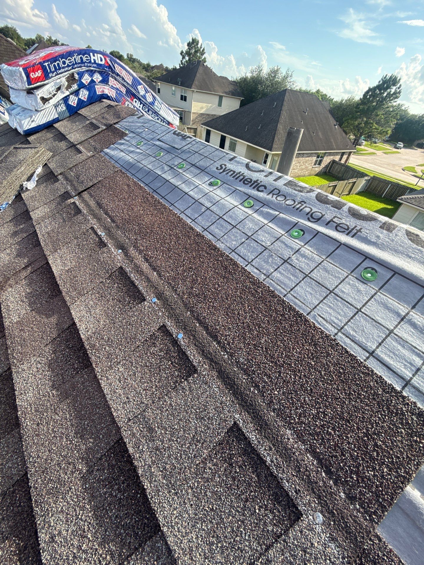 Roof Replacement in Pearland TX by Roof Repair Company