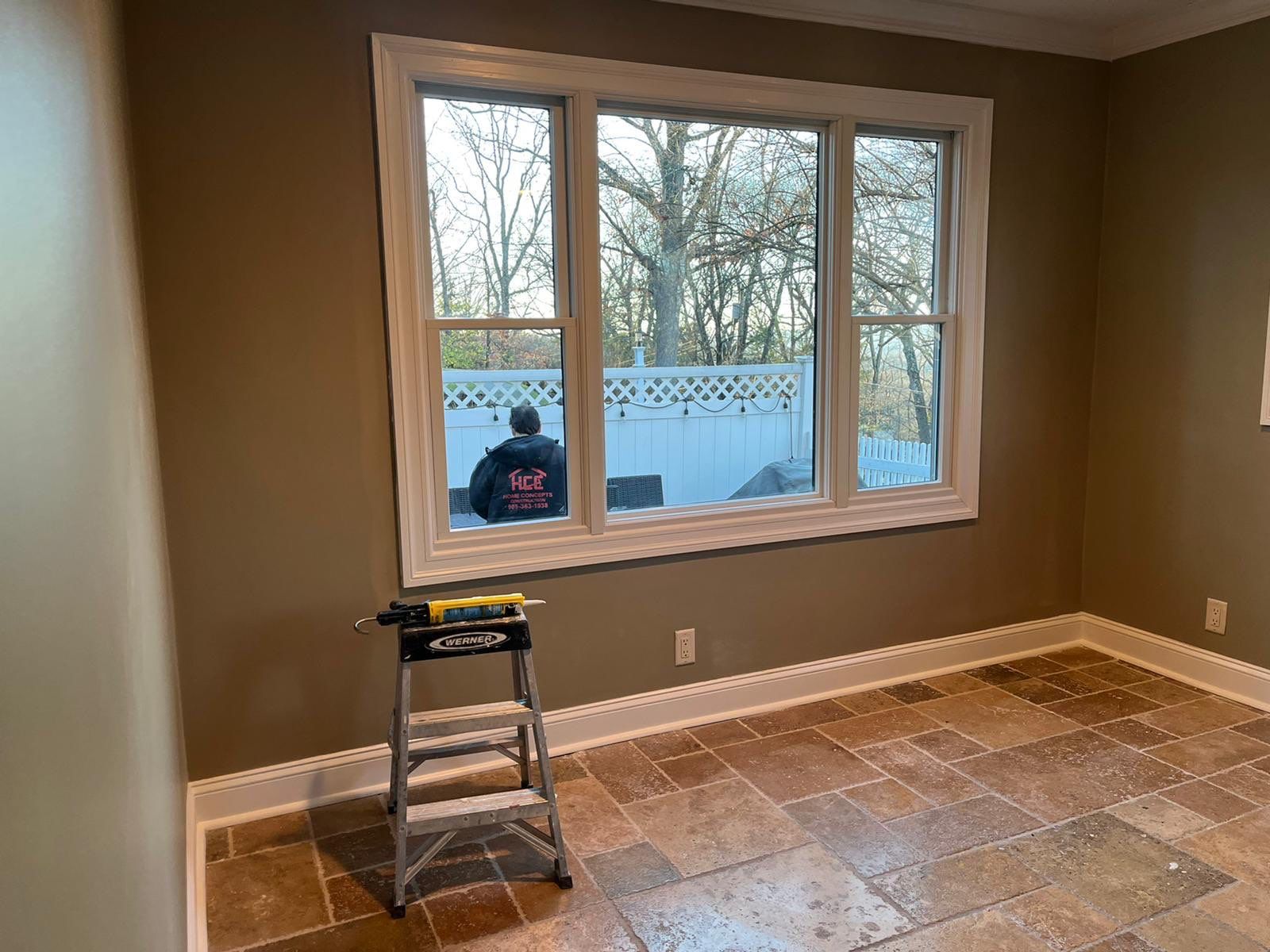 Window Installation /Backsplash Installation by Home Concepts Construction