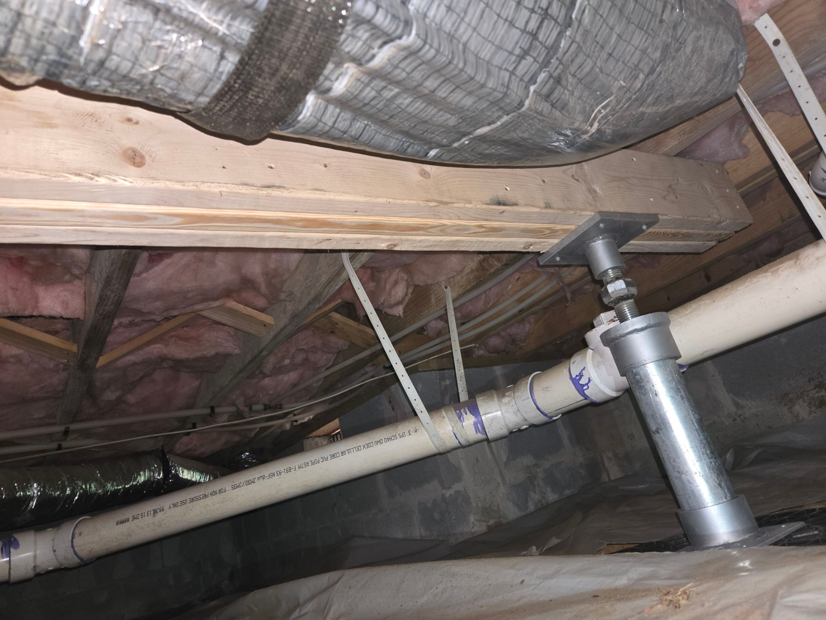 Project in Smithfield by Patriot Crawl Space Repairs