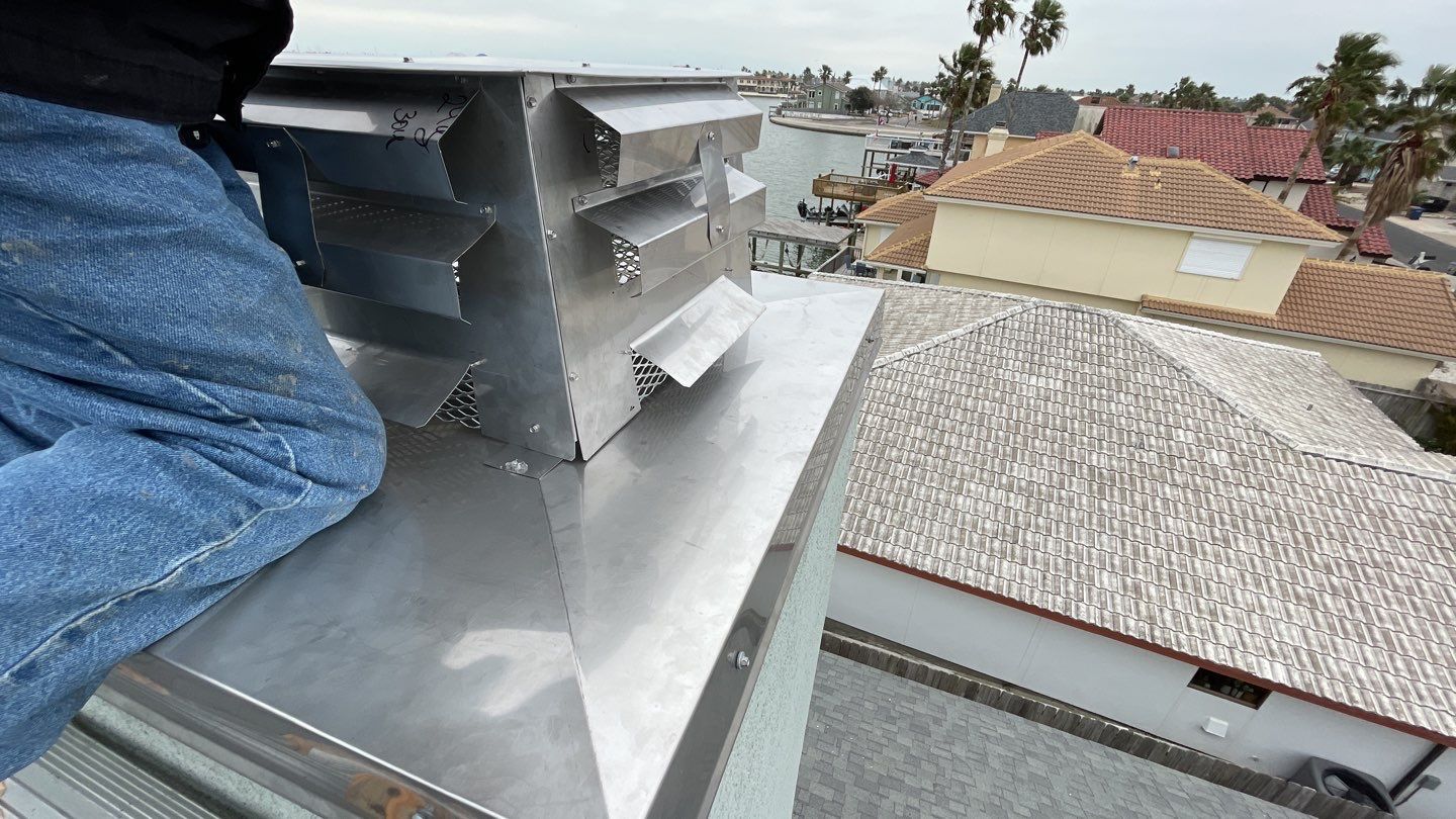 Chimney Cap Replacement by Lighthouse Roofing