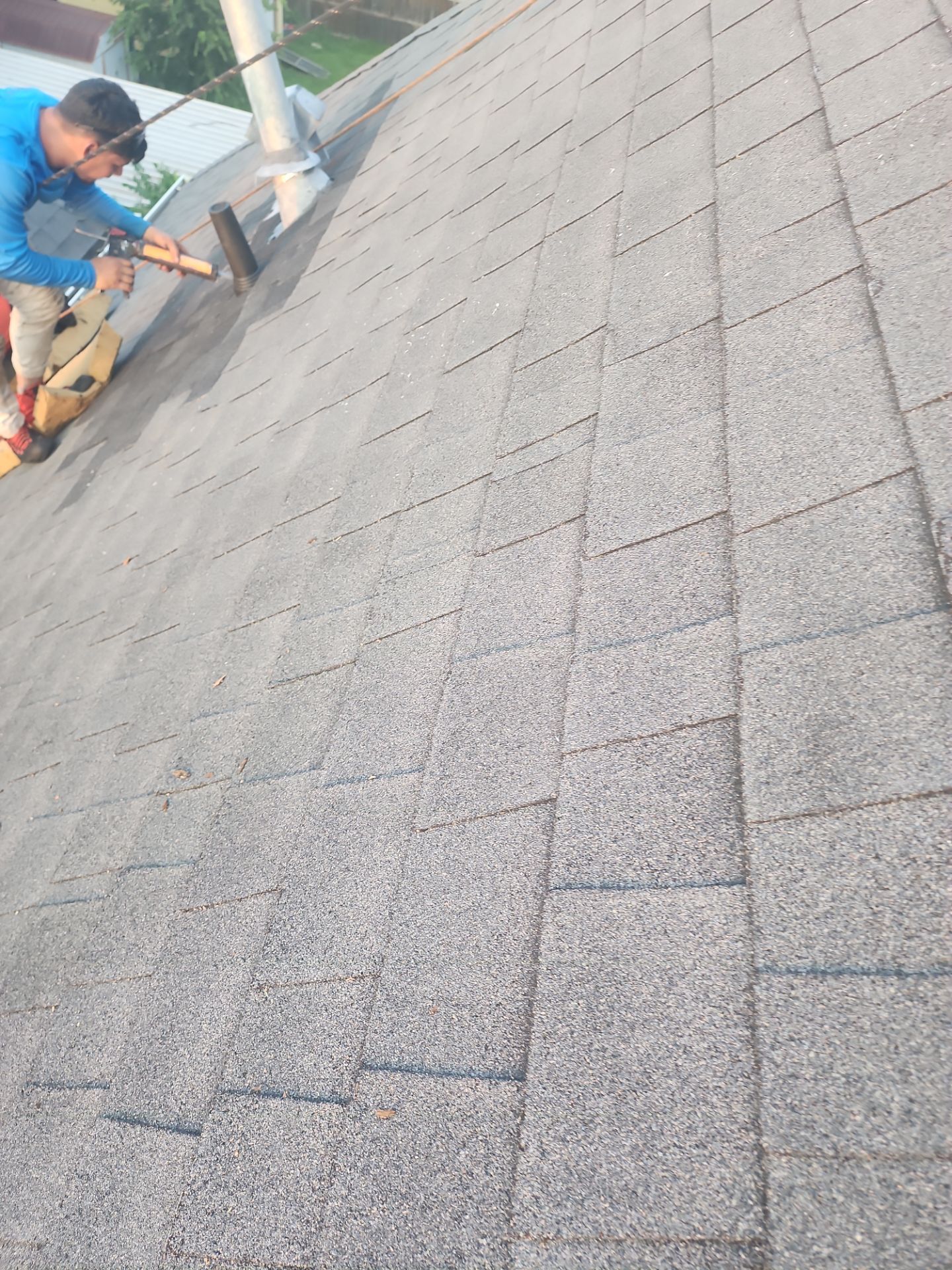 Hail Damage using Owen's Corning Duration (Lifetime) Shingles by Roof Repair Company