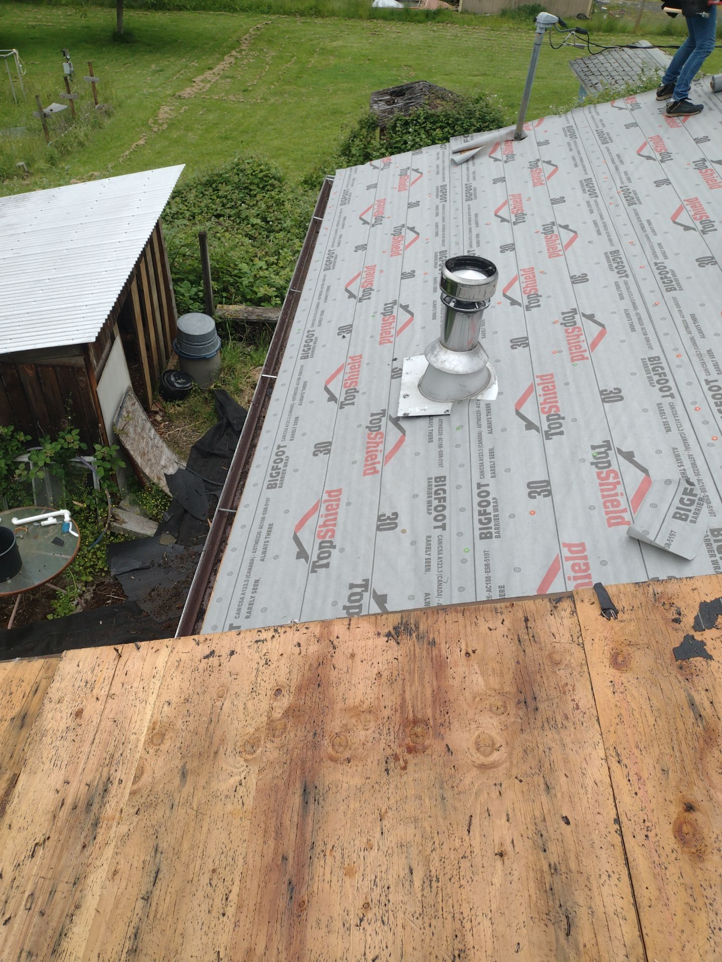 Residential Roofing Installation using IKO Dynasty (Color: Frostone Grey) by Orezona Building & Roofing Company, Inc.