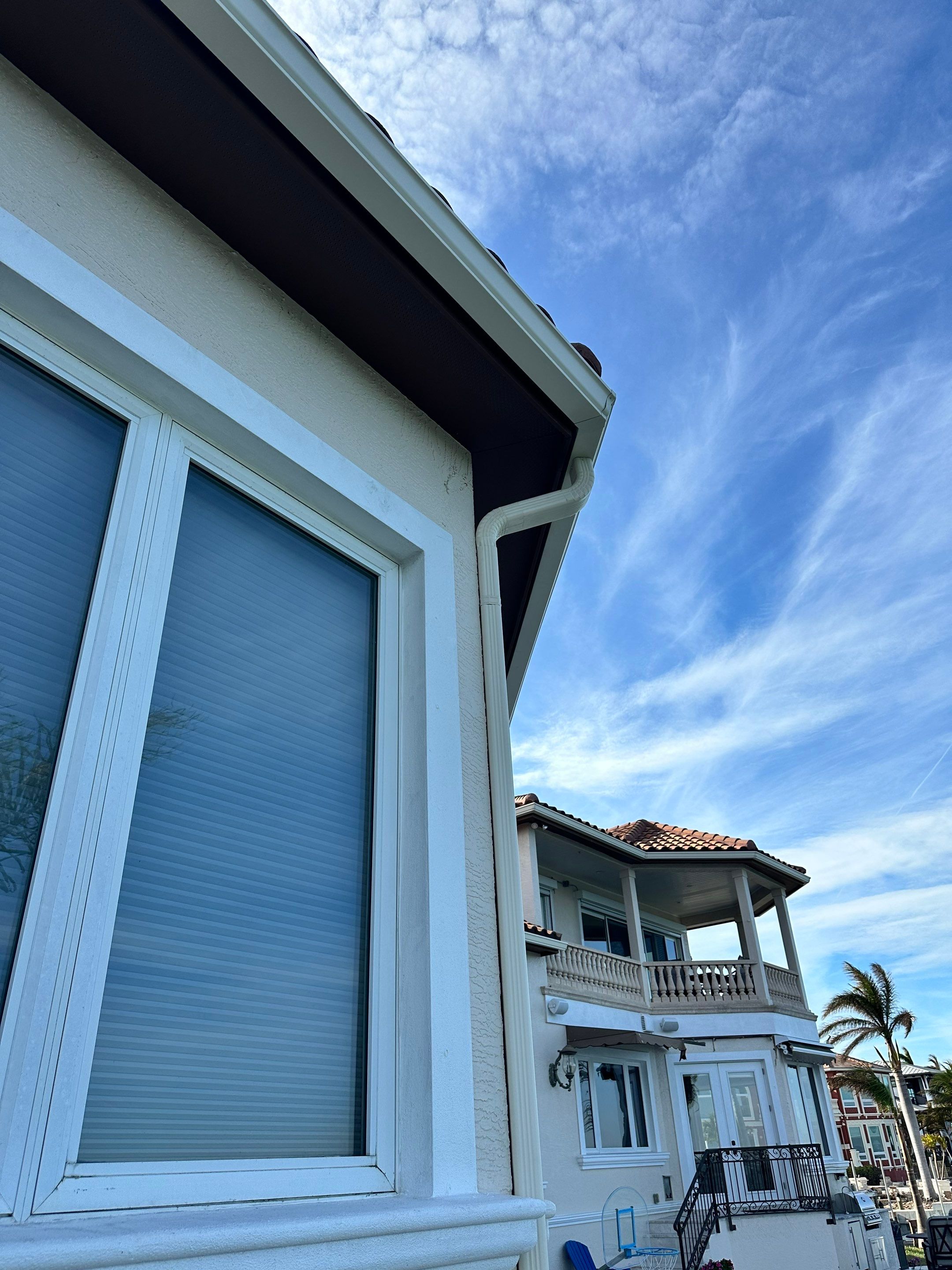 Cameo Finish Gutters for Luxury Homes  by Gutter Professors