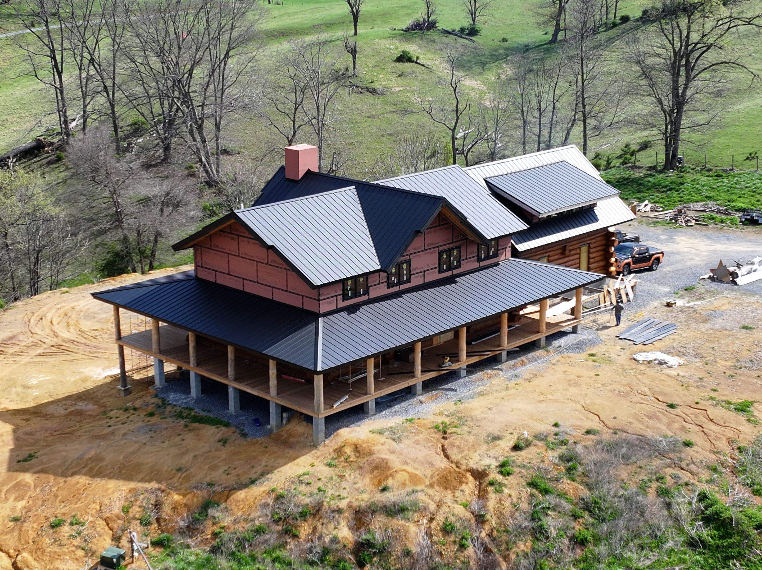 Black Frost Standing Seam by Omnia Roofing