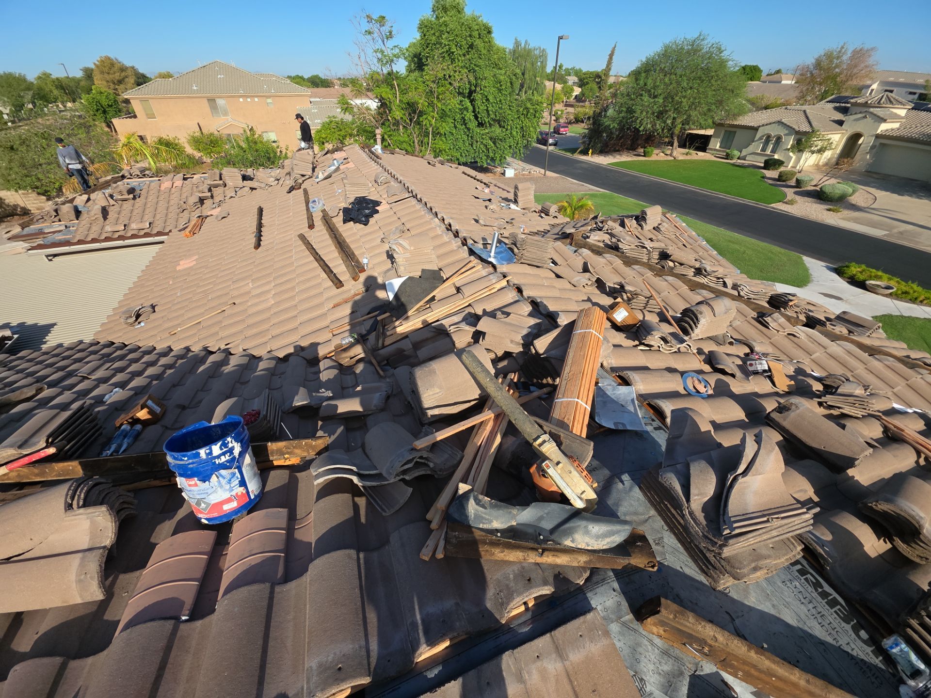 Recent Rain and Storm Damage in Gilbert by Weather-Tite Roofing