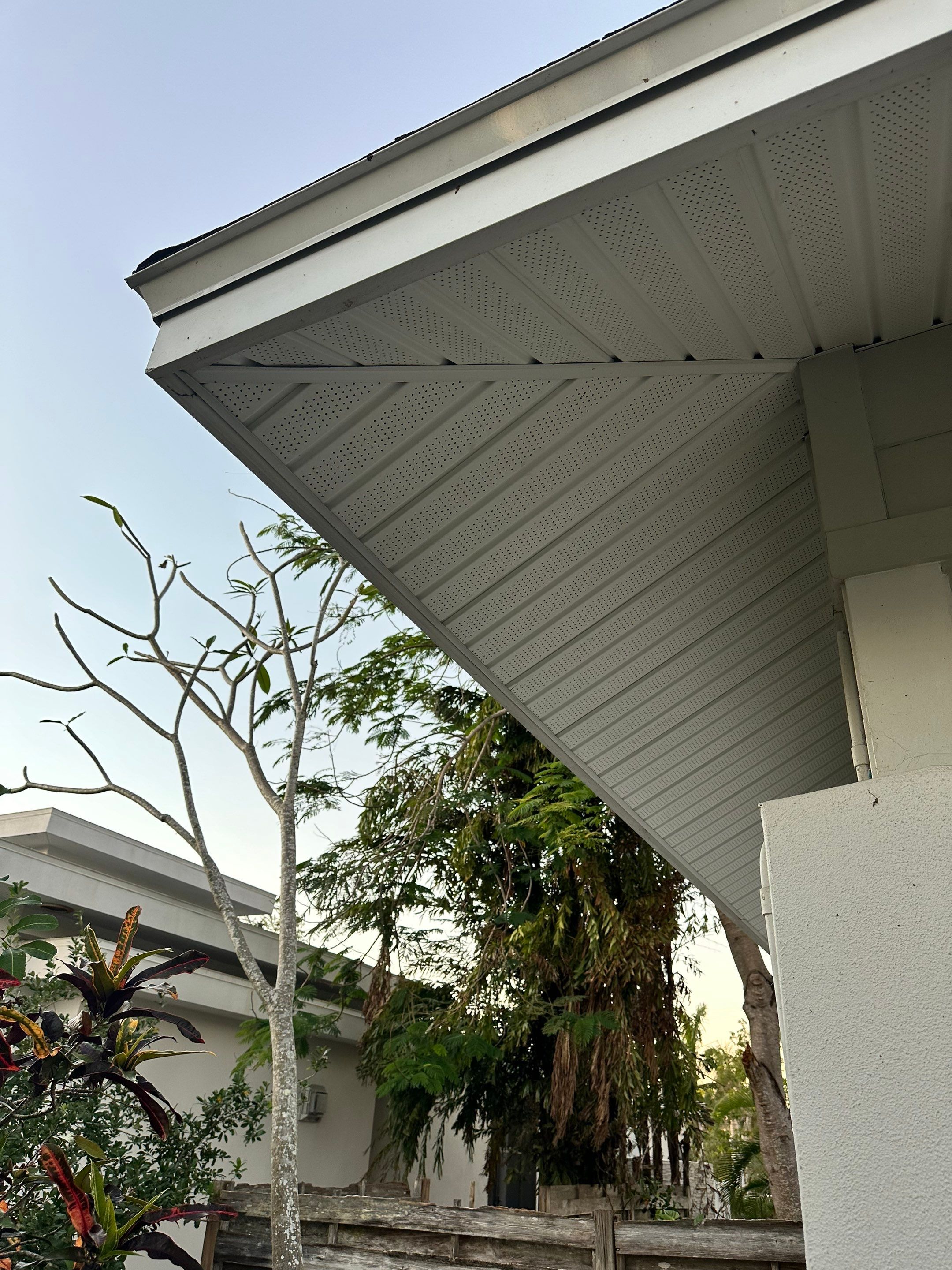 Replace All Soffit in the House in Sarasota FL by Gutter Professors