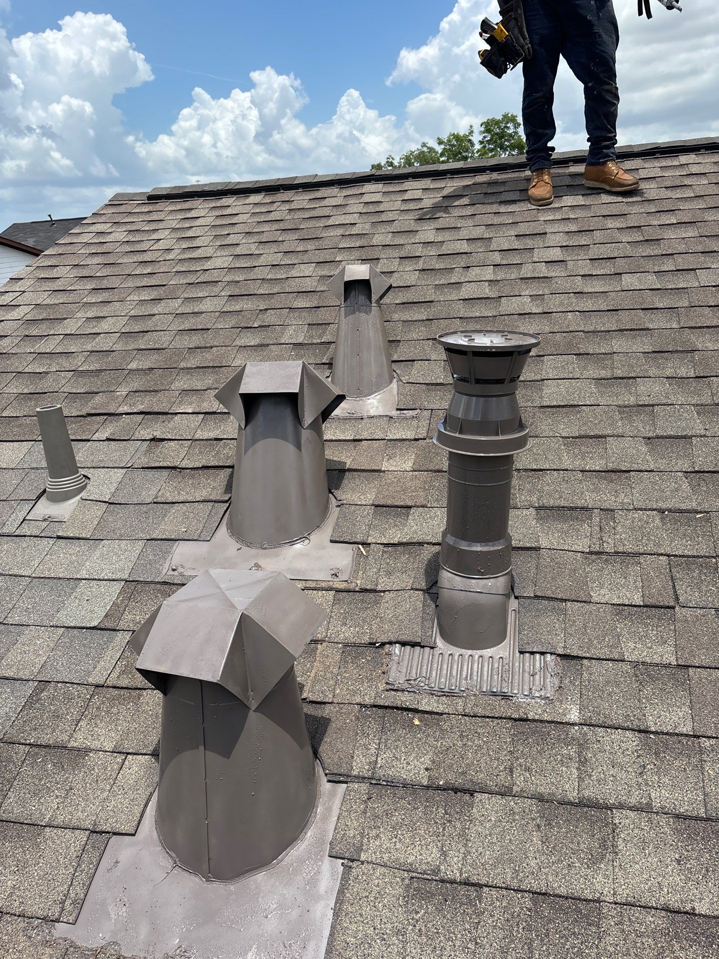 Hail Damage using Owen's Corning Duration (Lifetime) Shingles by Roof Repair Services LLC