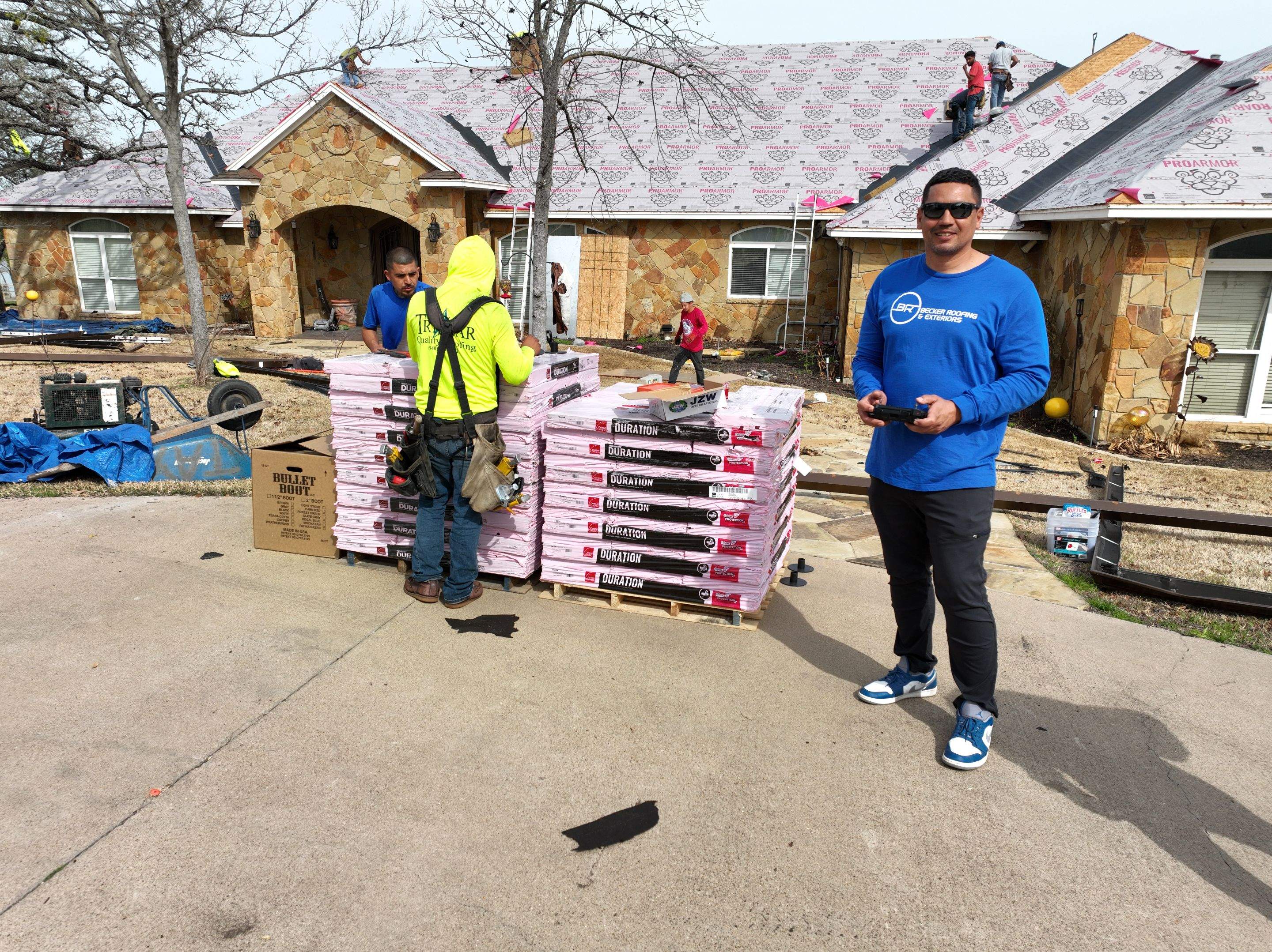 Residential Roofing Installation using Owens Corning Duration by Becker Roofing and Exteriors