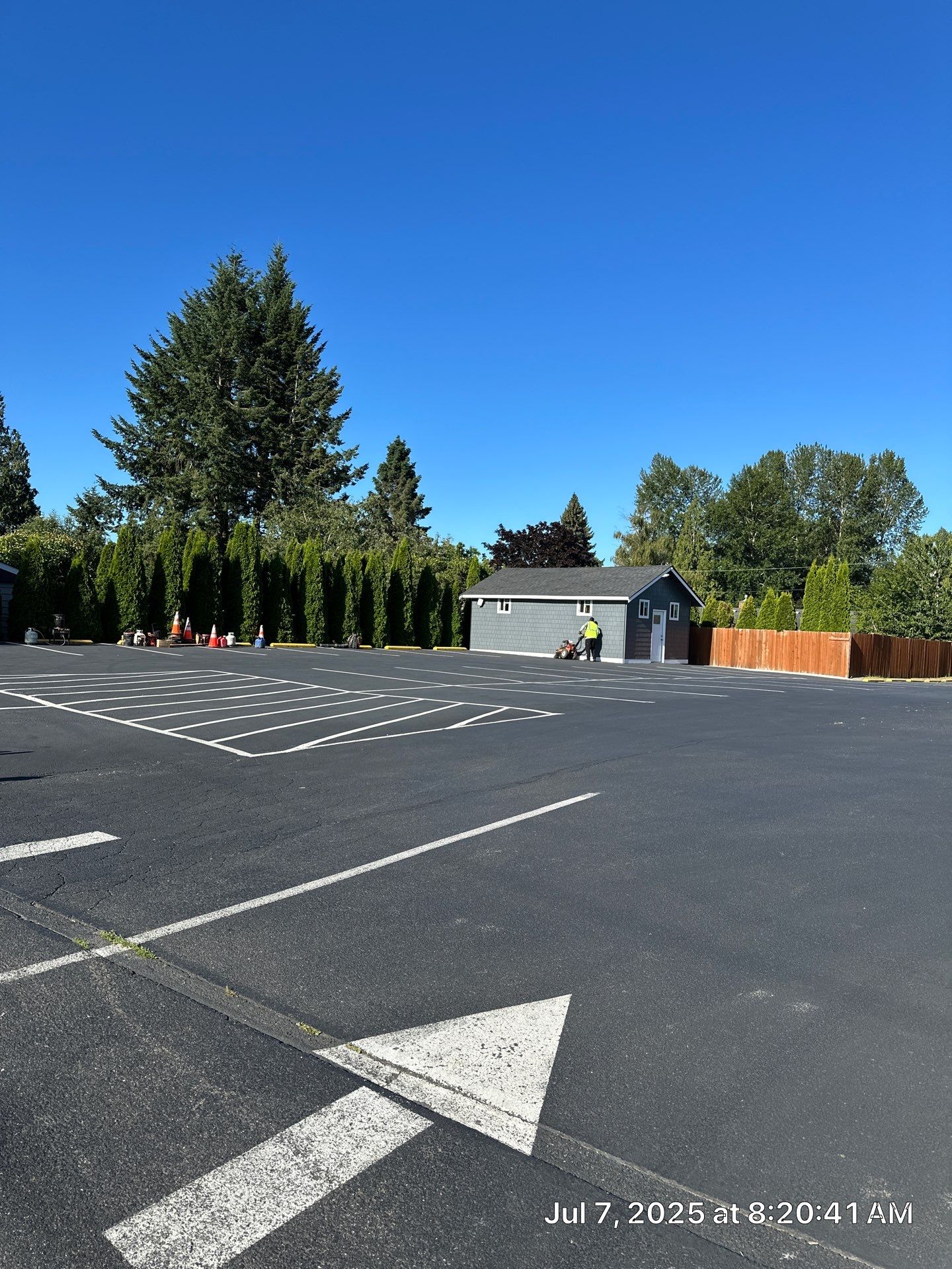 Parking Lot Sealcoat & Striping Repair   by Jireh Asphalt & Concrete Inc 