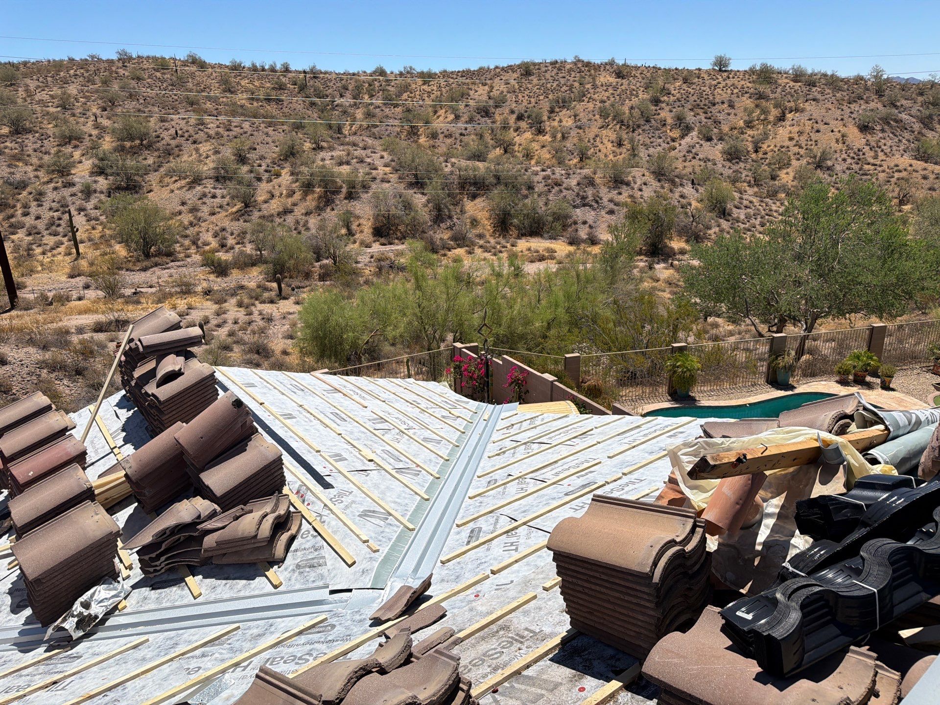Project in Fountain Hills, AZ by Saint Roofing