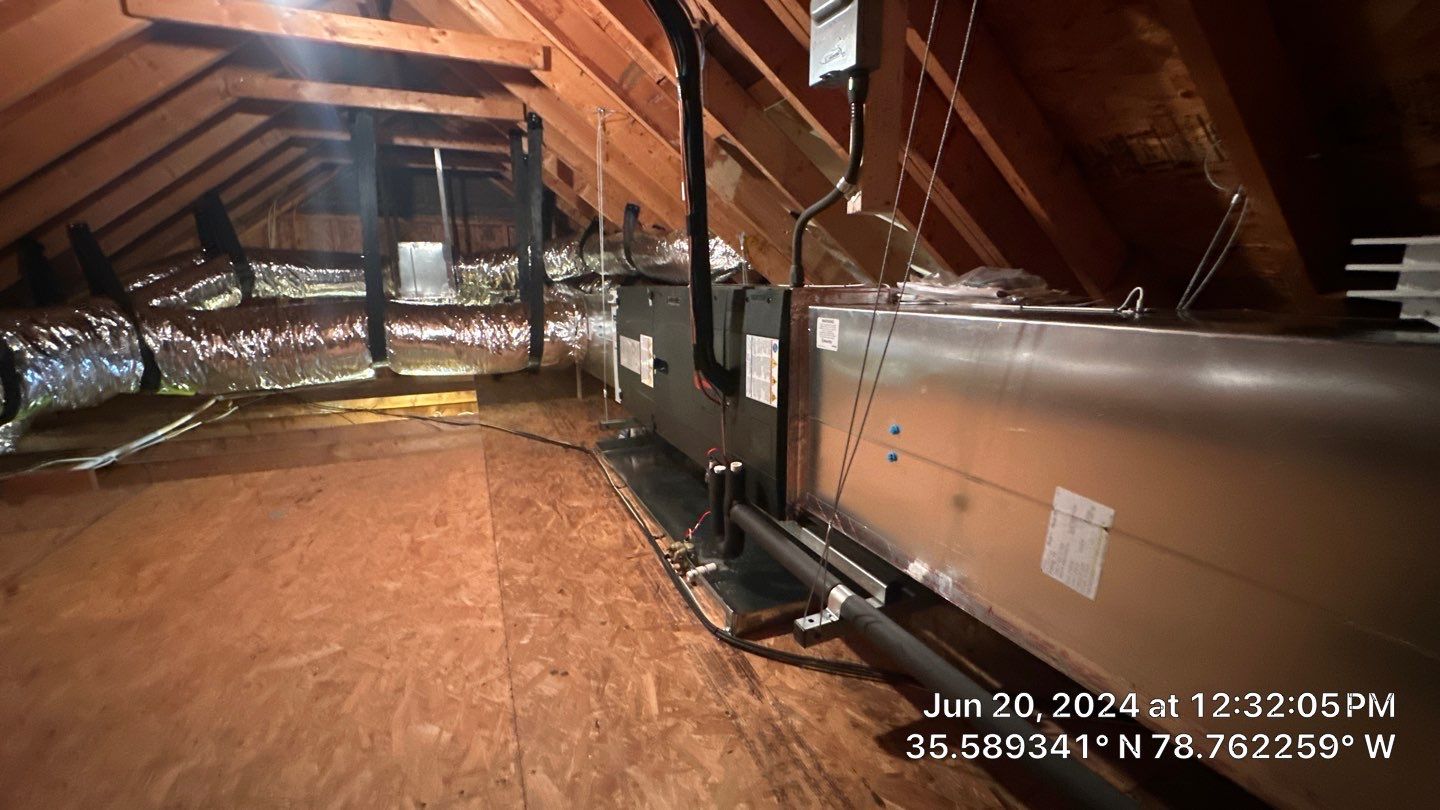 2 Trane XV20i Split System Install by Nick's Mechanical LLC.