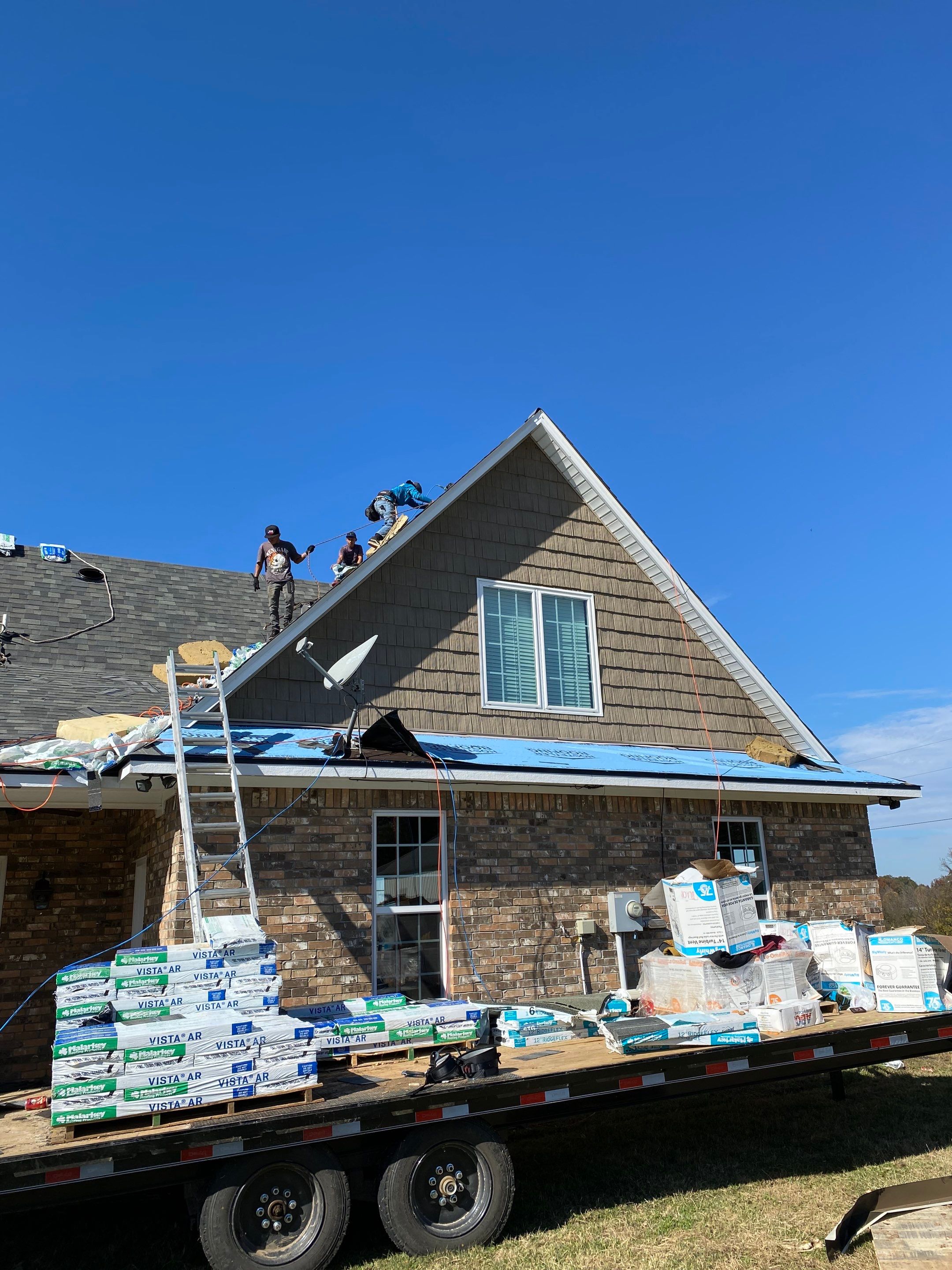 Residential Roofing Repair using Malarkey Vista: Storm Gray by Hostetler Roofing
