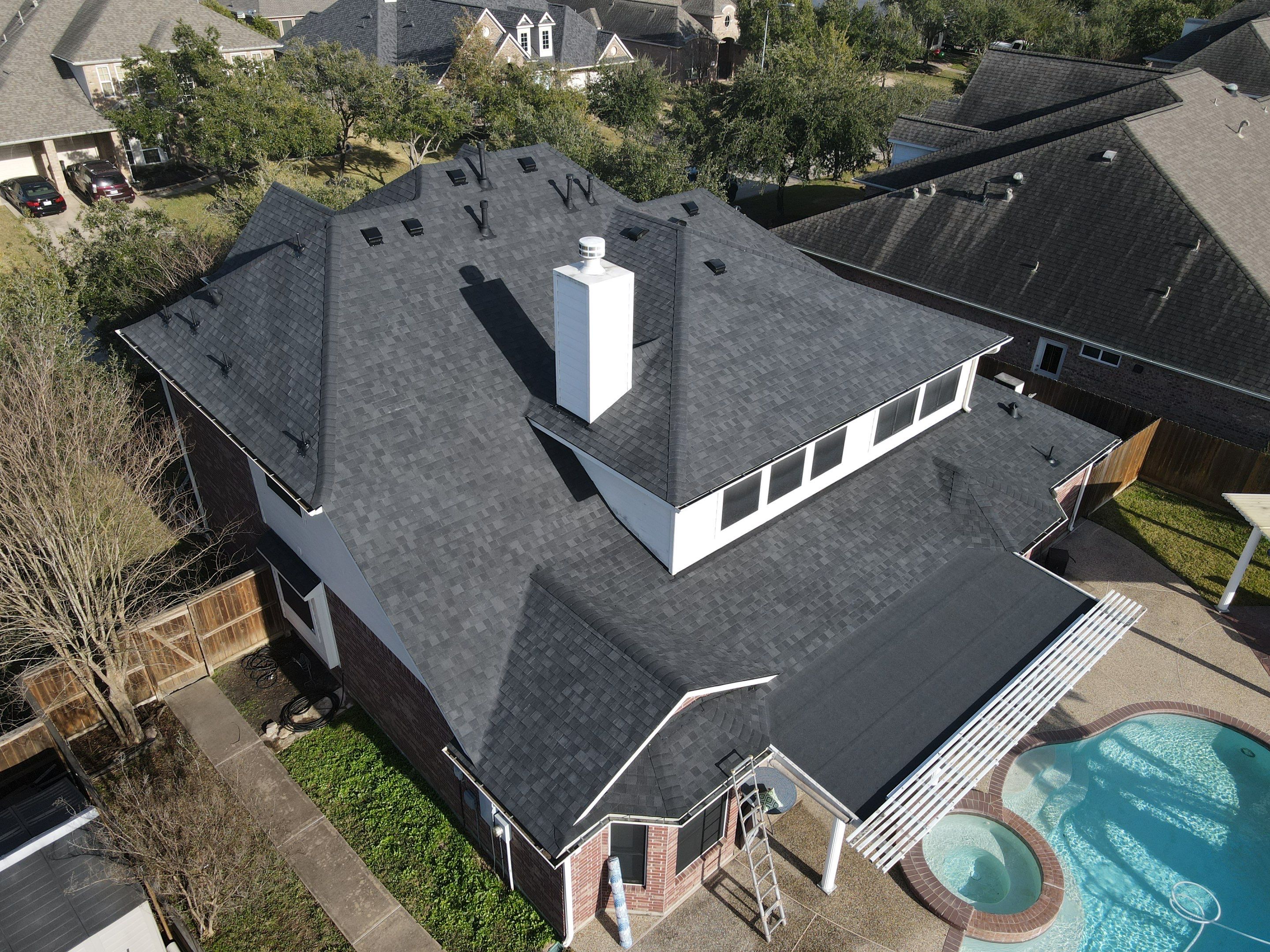 Roof Replacement using Owen's Corning - Duration Onyx Black by Roof Concepts Construction