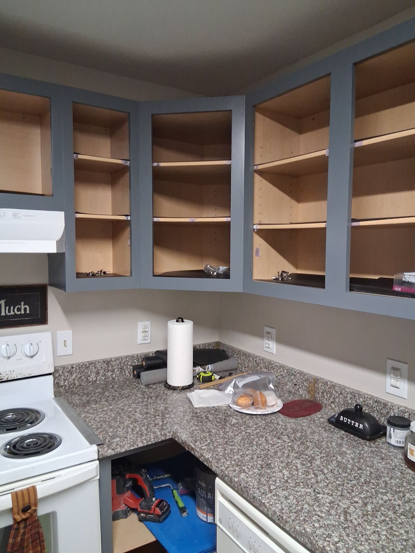 Kitchen Cabinet Refinishing and Shaker-Style Transformation in Manchester by The Persnickety Painters