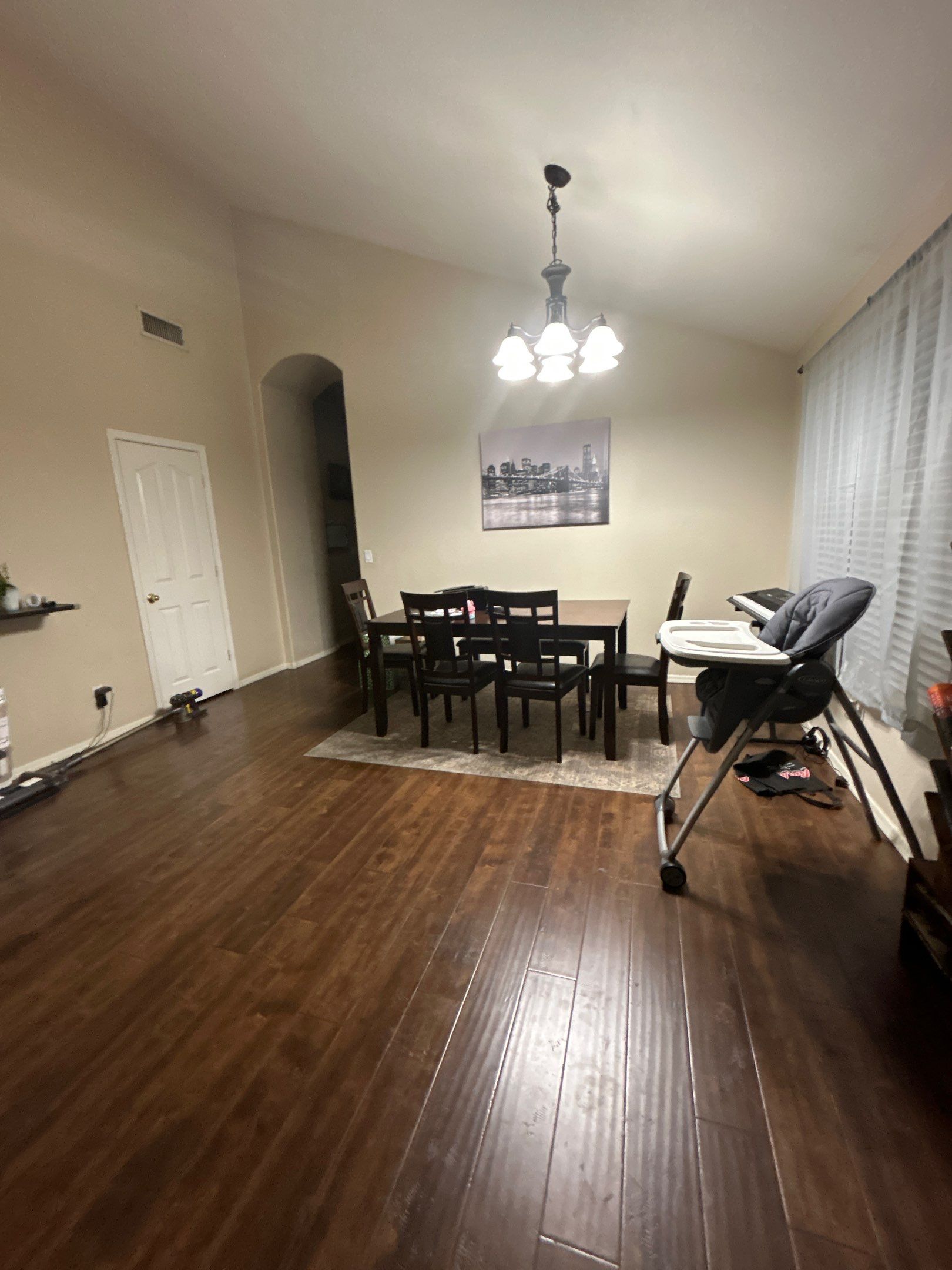 Dark Wood Look Laminate Flooring Installation in Chandler by CompanyCam Sales Demo