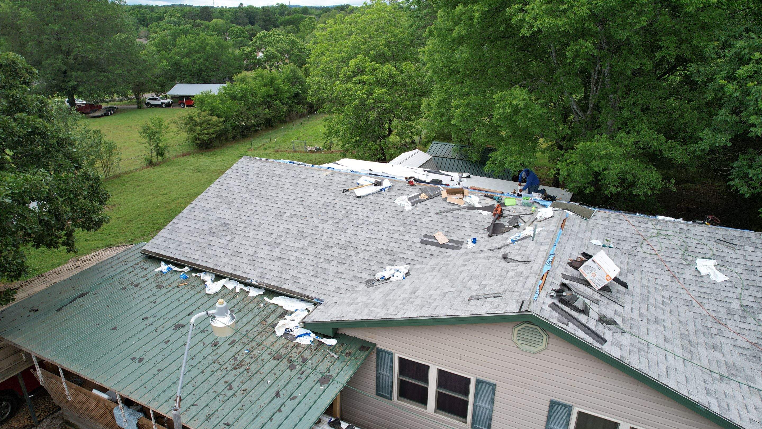 Residential Shingle Reroof using Malarkey Vista by Hostetler Roofing