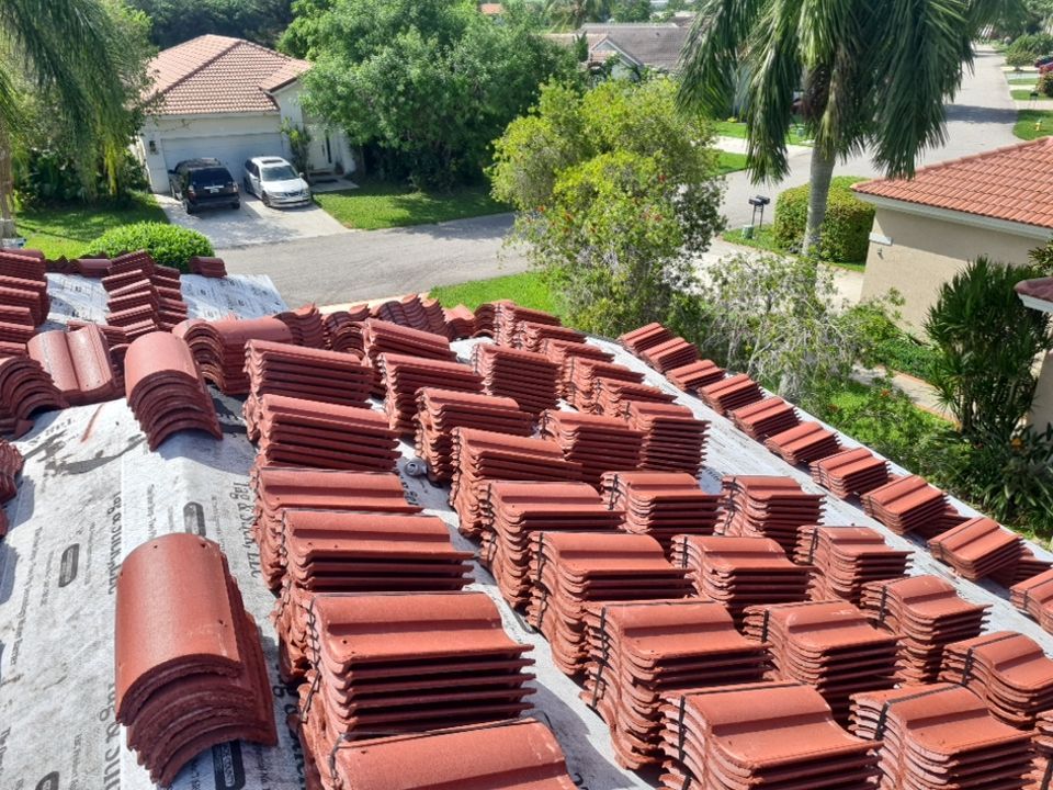Residential Roofing Installation using Eagle Roofing Tile by BLUES BROTHERS ROOFING