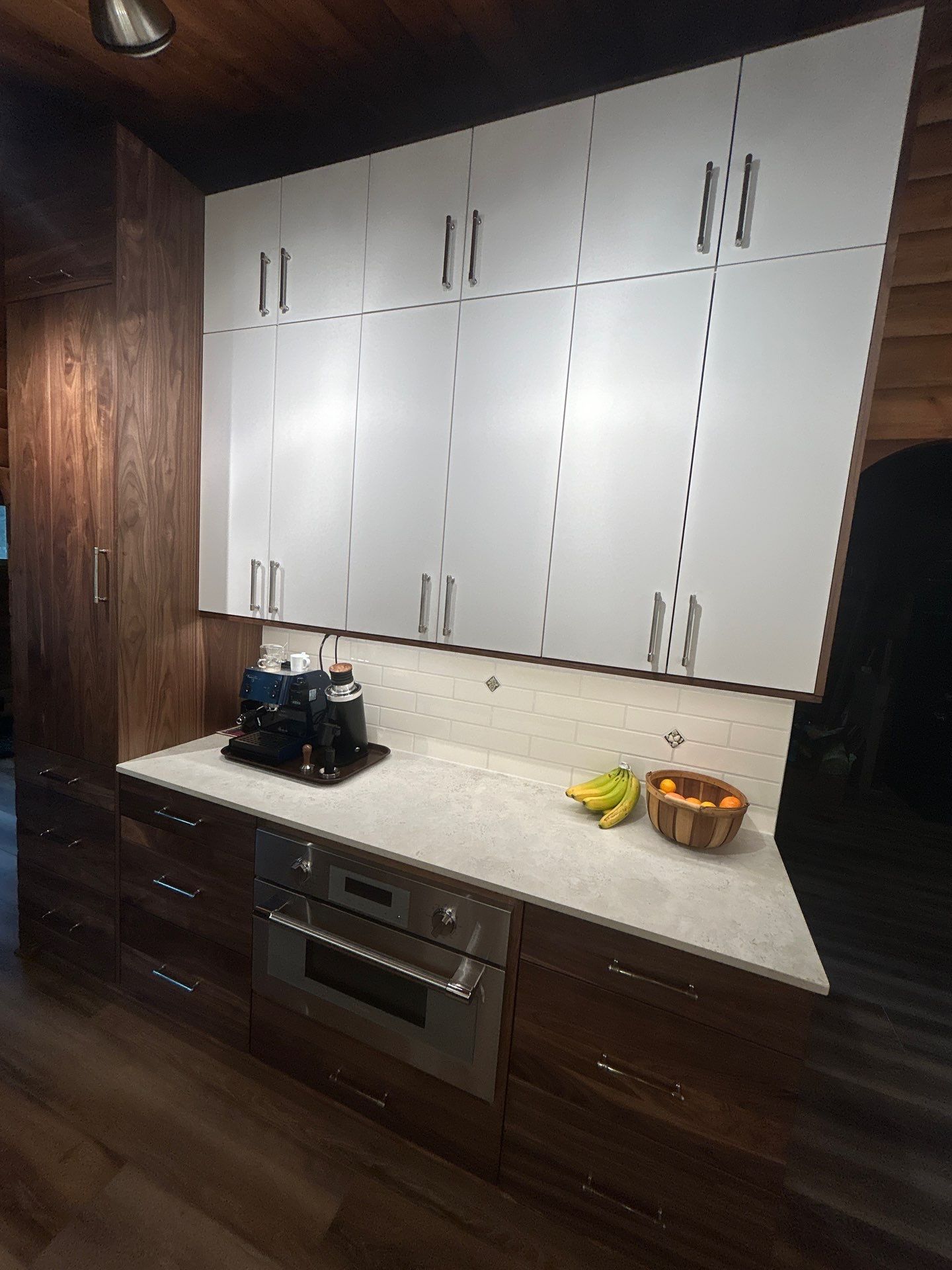 Kitchen Transformation in Newberg Log Cabin by Pinnacle Contractors