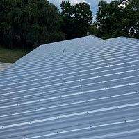 26ga 5V Crimp Mill Finish by Total Roofing System The Metal Roof Experts