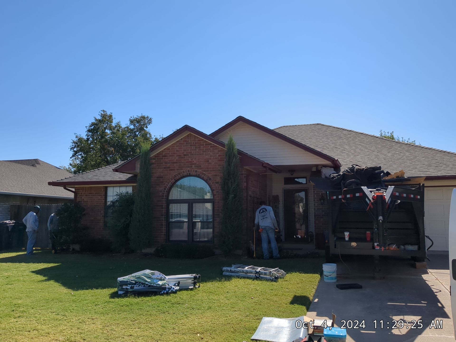 OKC Residential Roofing Installation using Owens Corning by Blackforest Roofing