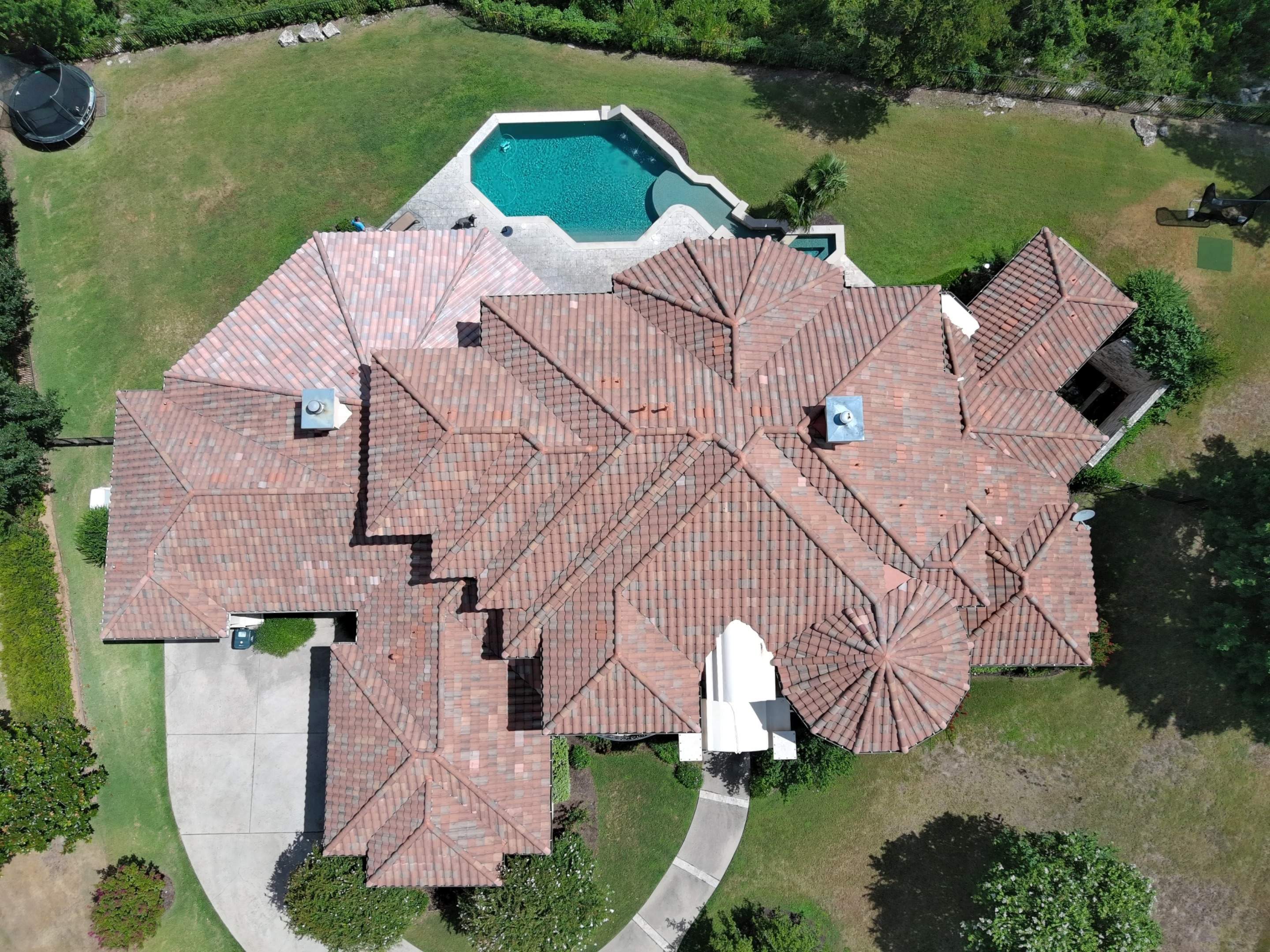 Tile Roof Restoration in Steiner Ranch, Austin by Skywall Construction LLC