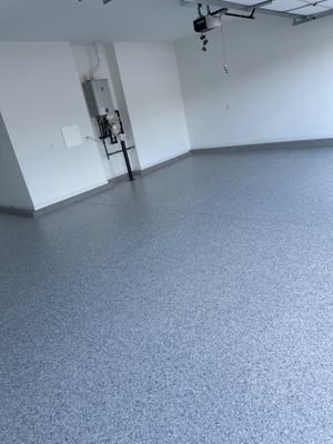 Garage Floor Coating using Tidal Wave