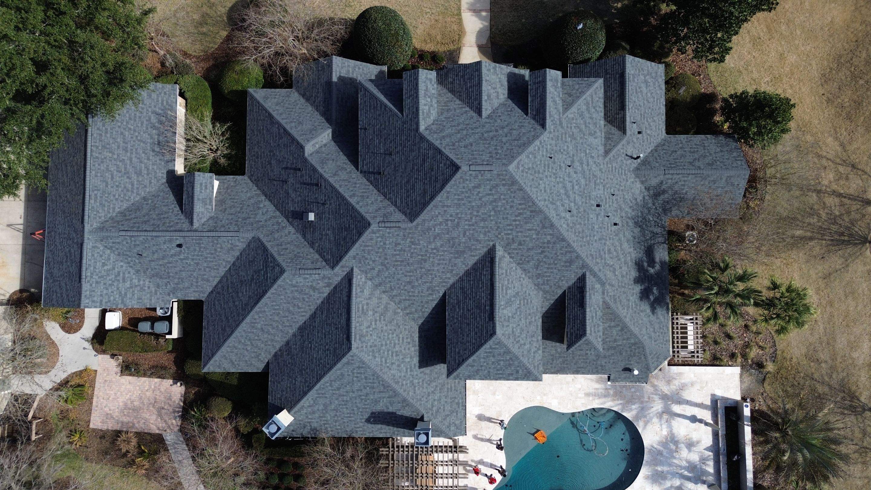Huge shingle reroof in Newberry, FL by Brehm Roofing