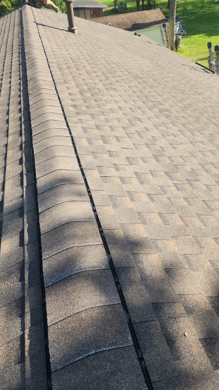 Residential Roofing Installation using GAF Timberline HDZ Barkwood by Rainstoppers Roofing