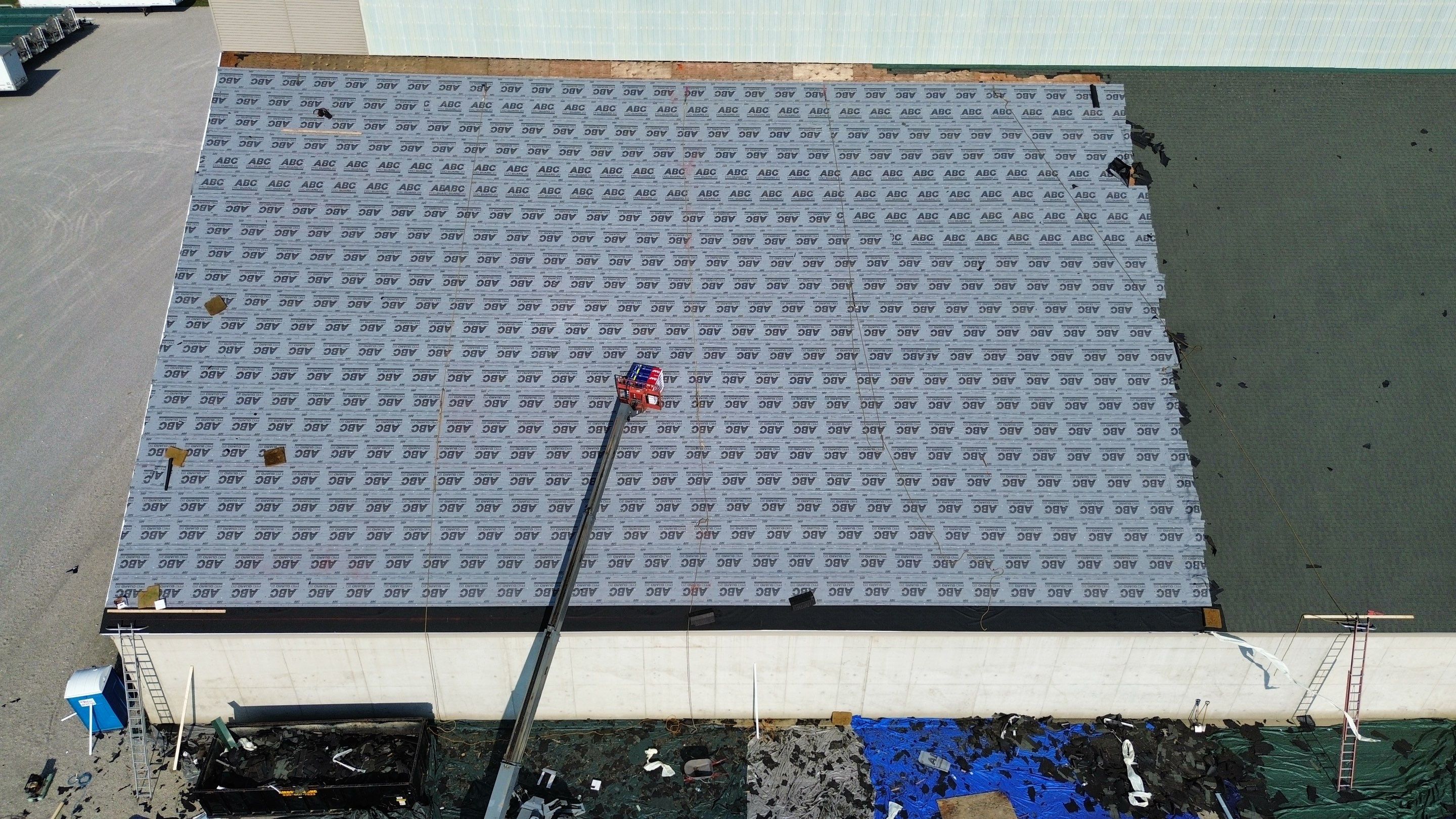 Commercial Roofing Installation using Timberline HDZ Shingles - Hunter Green by RoofX 